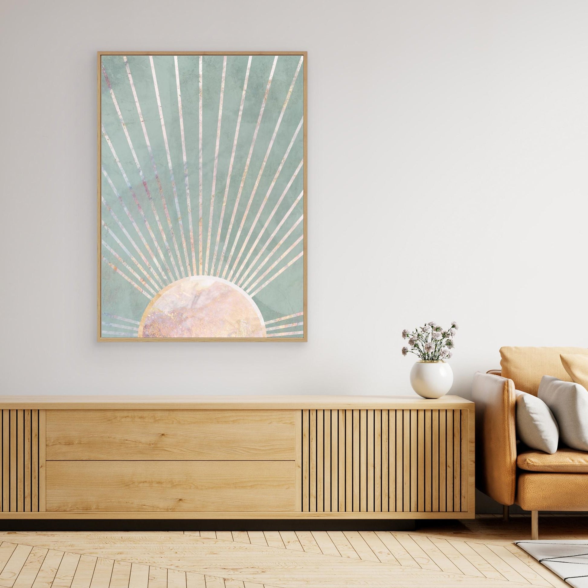Sage Green Boho Sun 