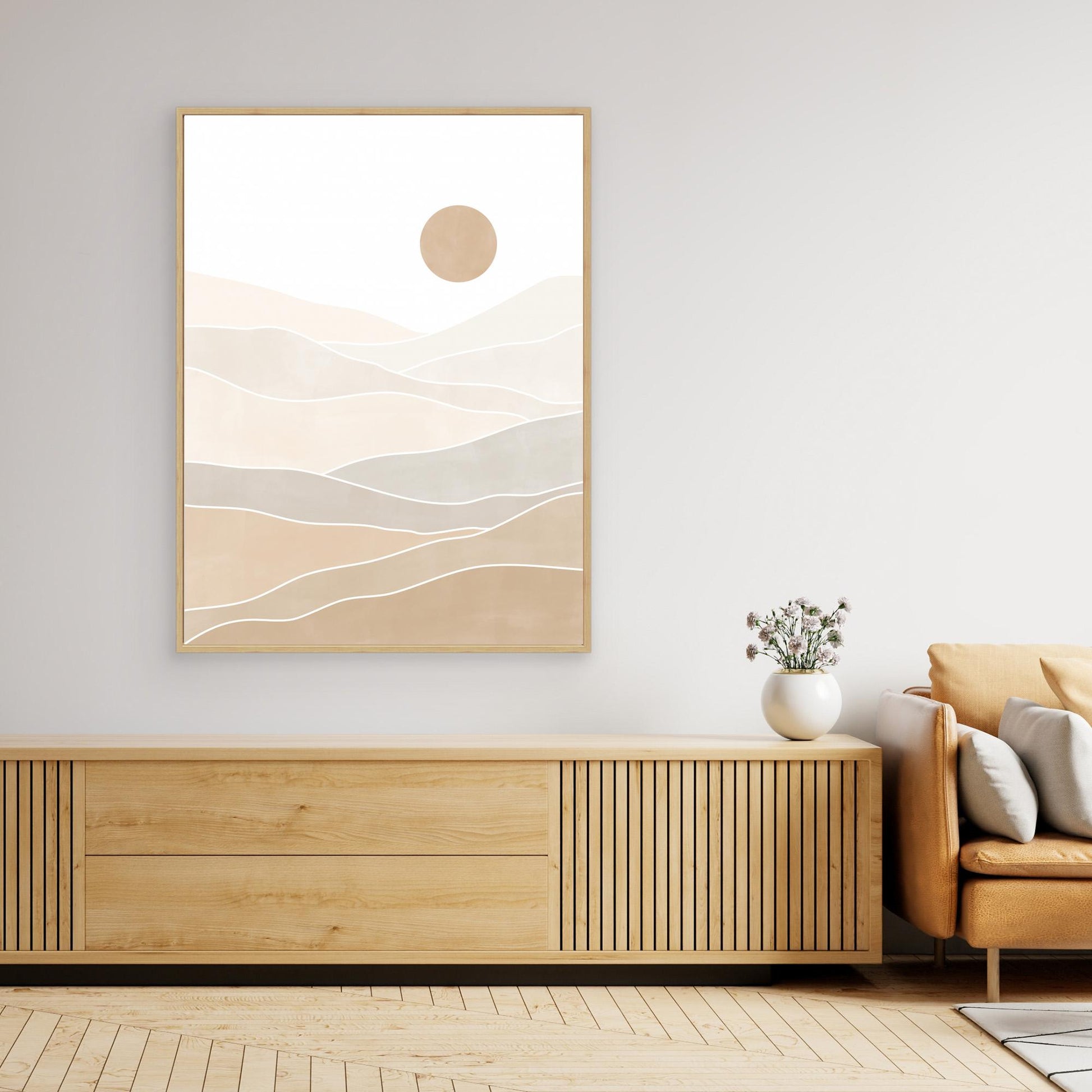 Abstract Beige Landscape 