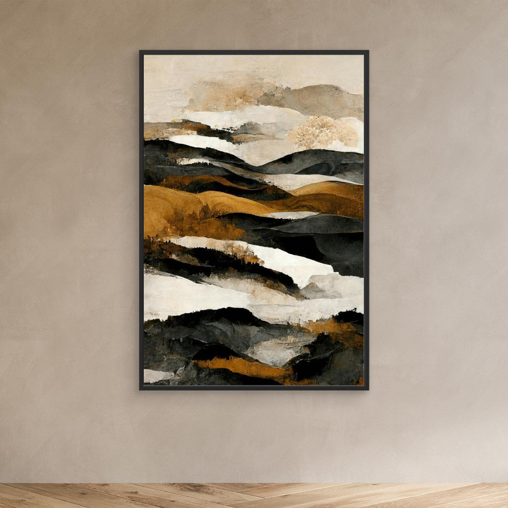 Ochre And Beige Mountains