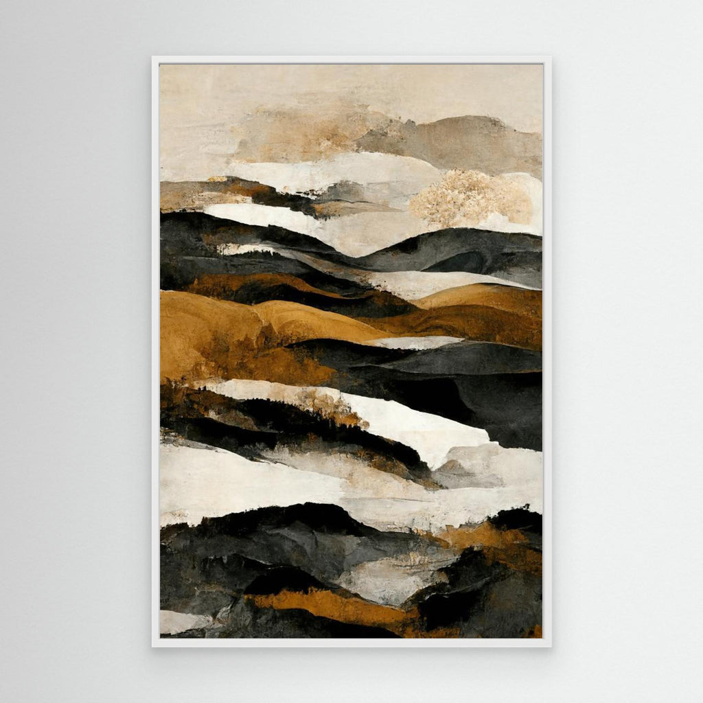 Ochre And Beige Mountains