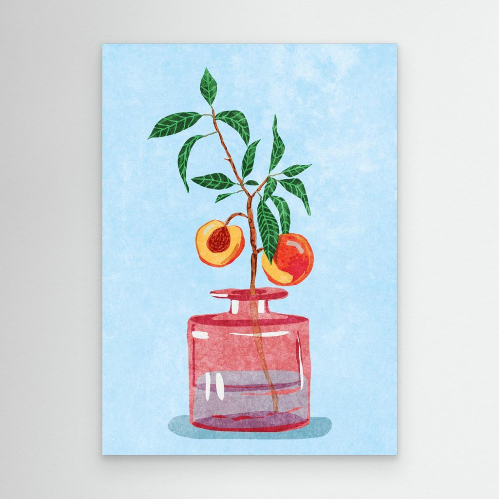 Peach Tree in Vase 