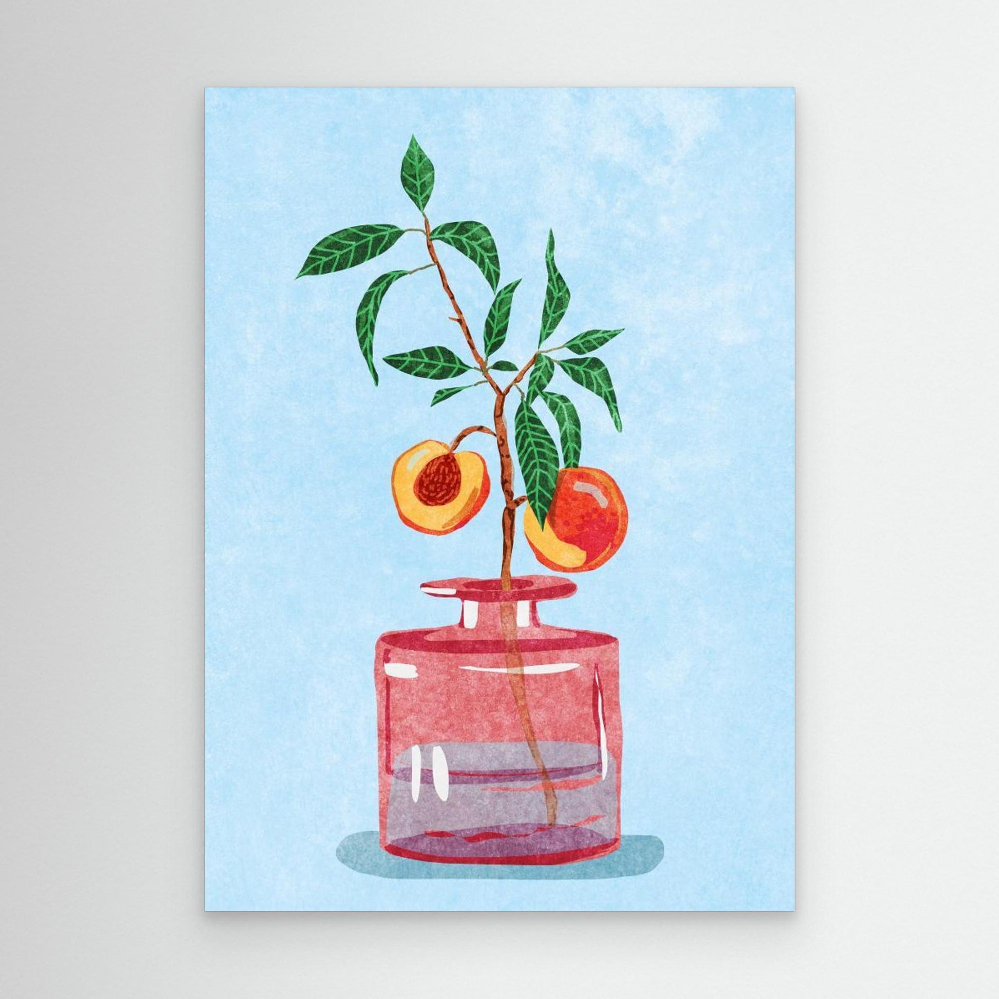 Peach Tree in Vase 