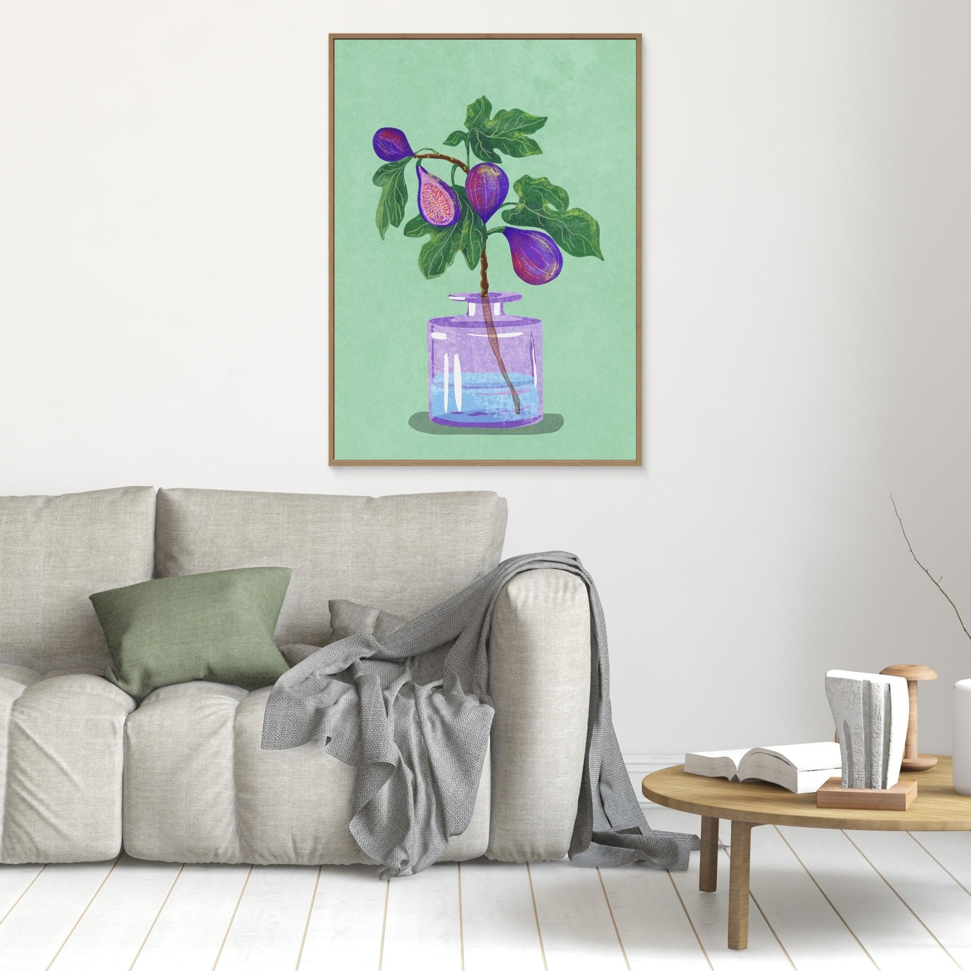 Figs Branch In Vase 
