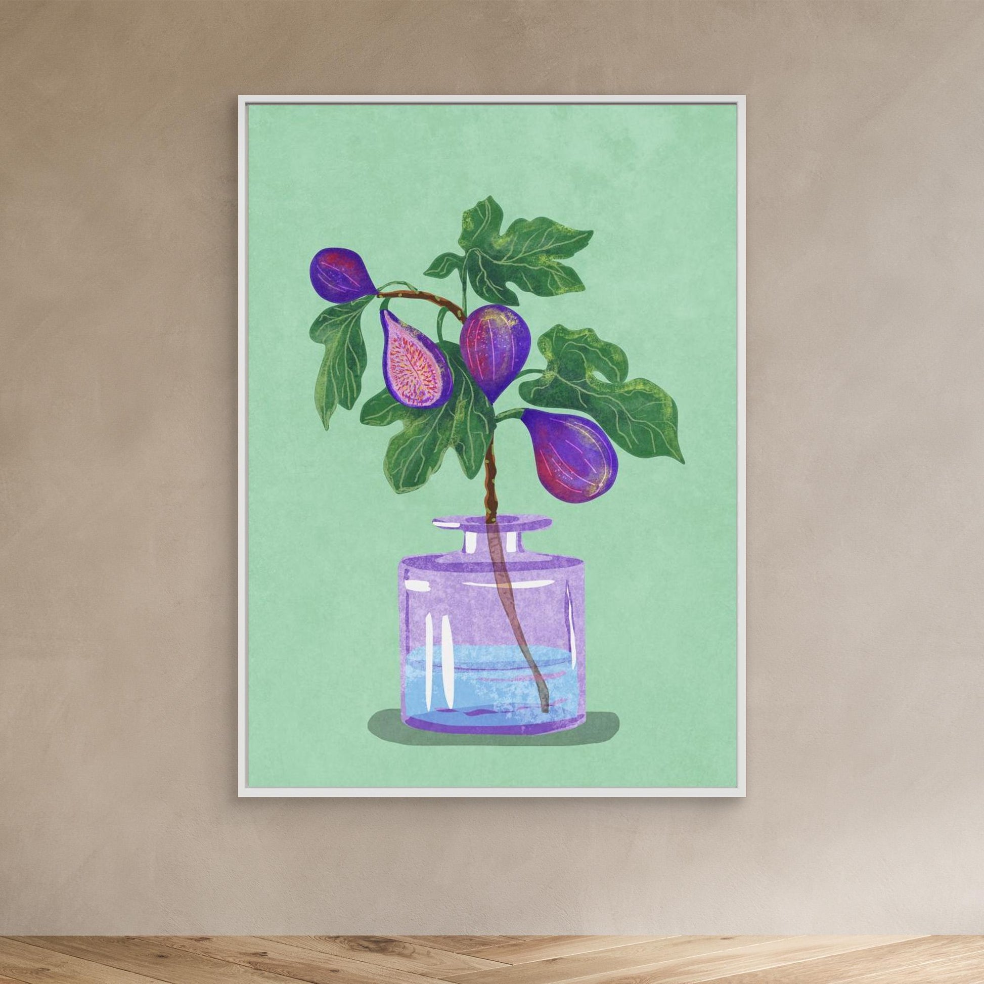 Figs Branch In Vase 