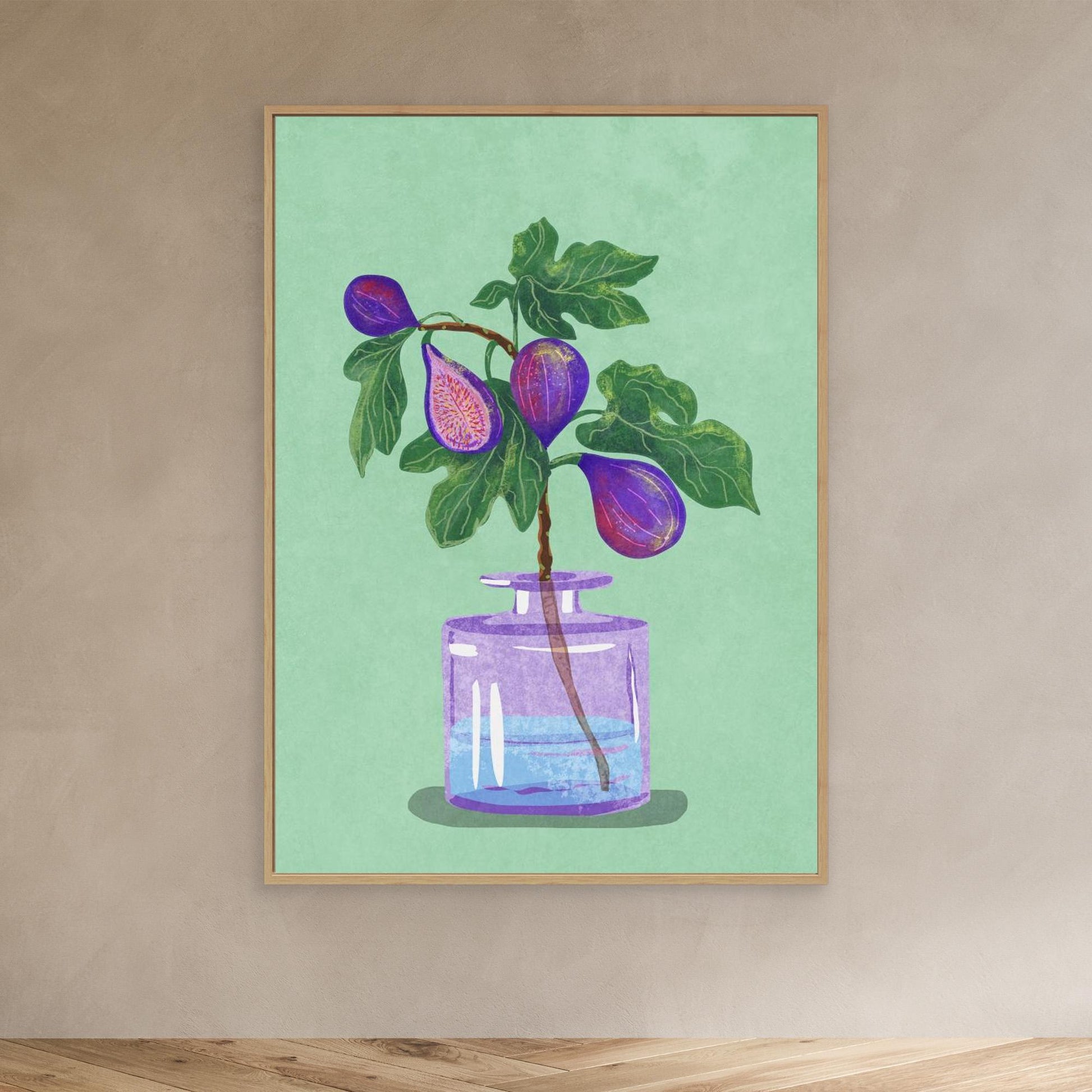 Figs Branch In Vase 