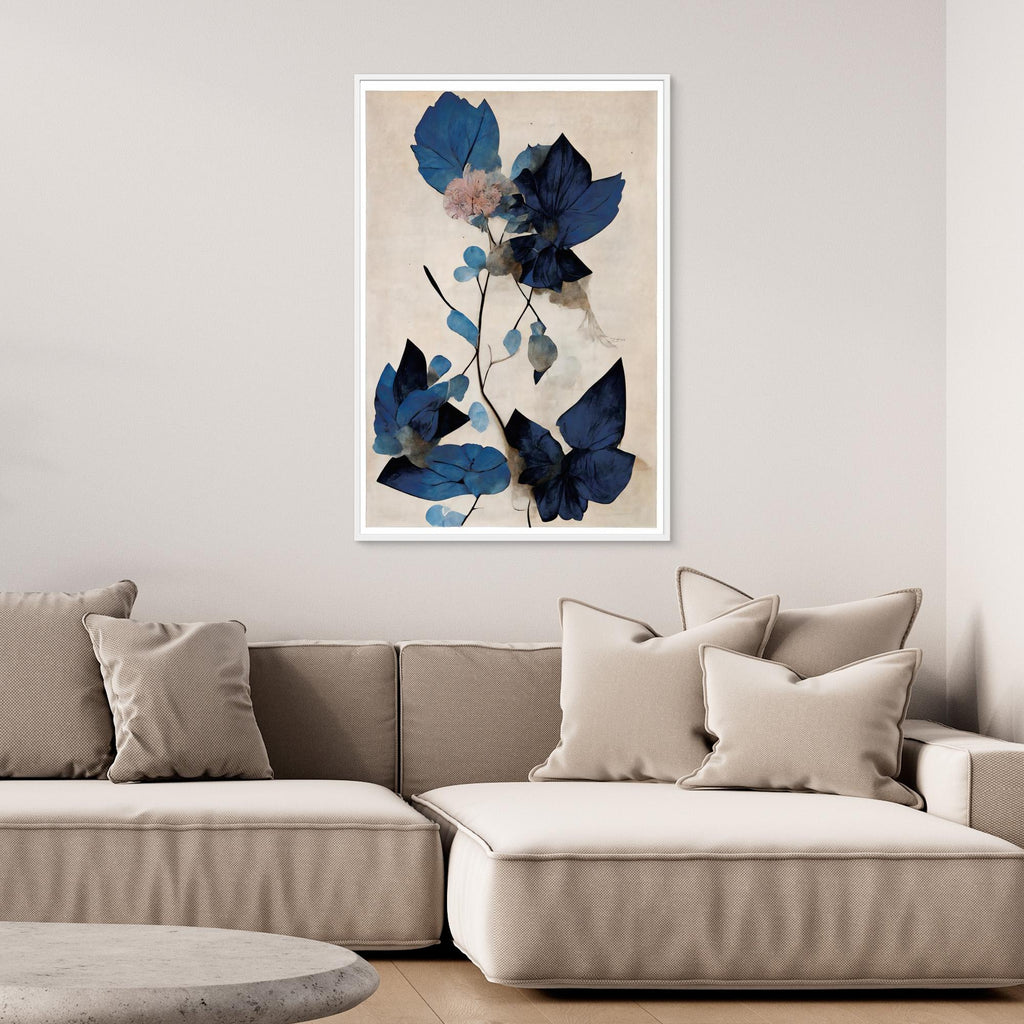Blue Dry Flowers 