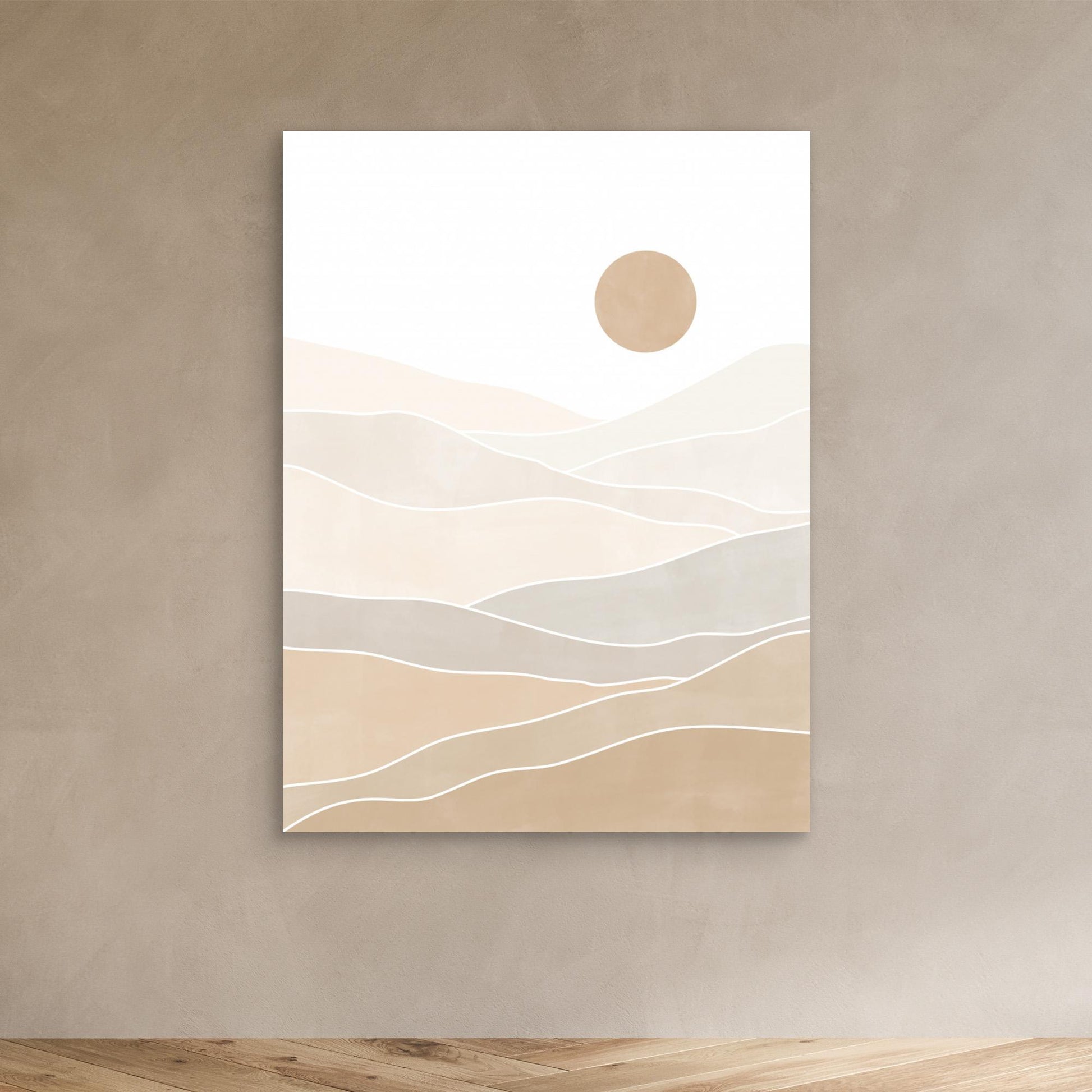 Abstract Beige Landscape 