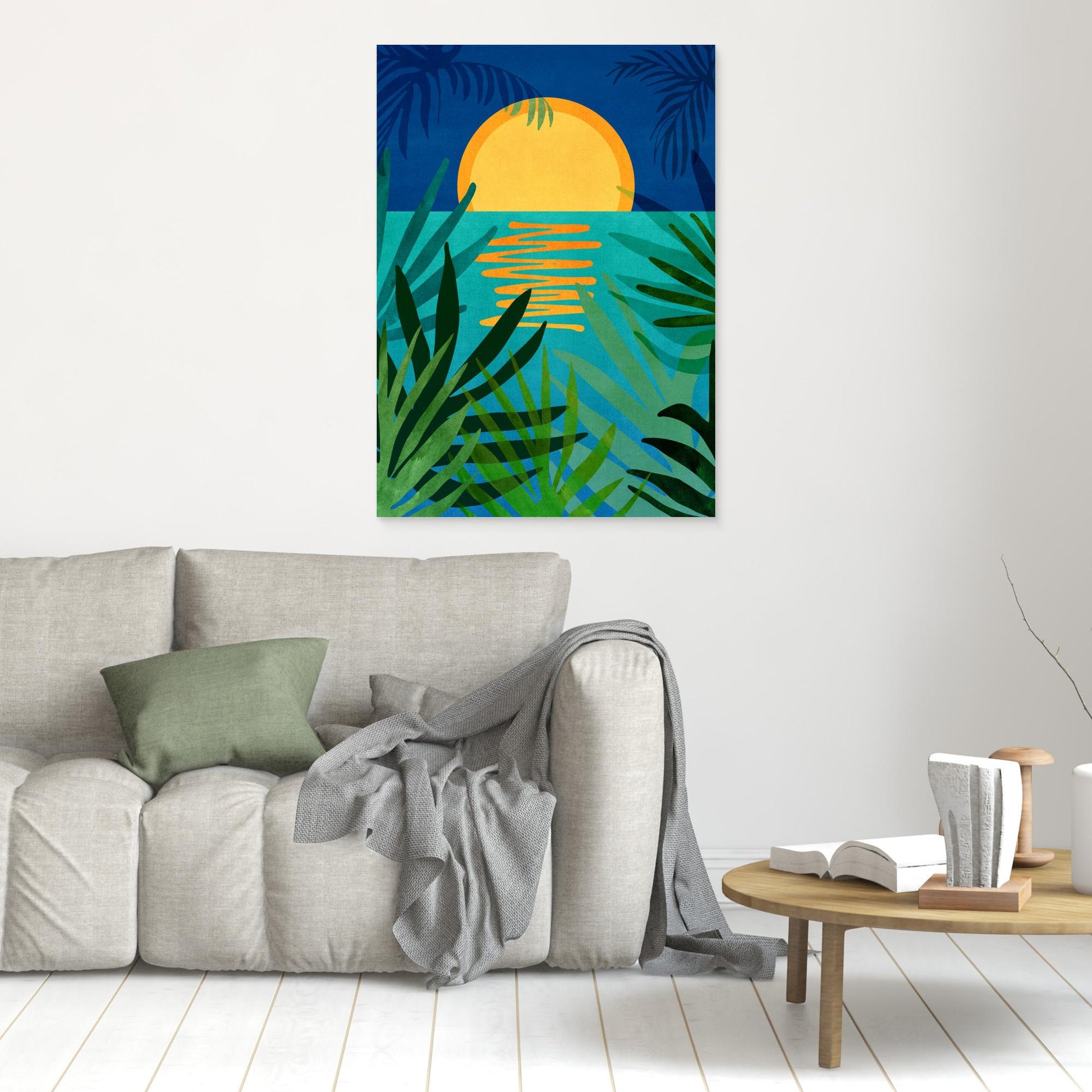 Moon Rise Landscape 