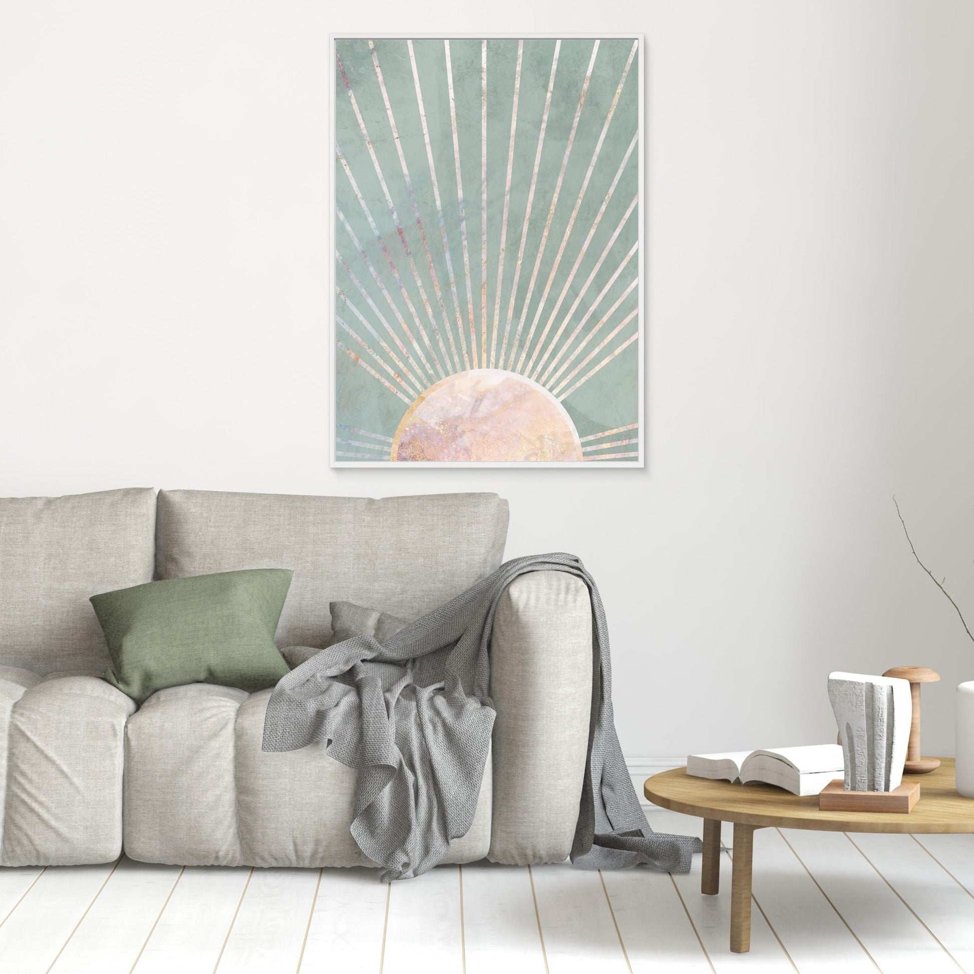 Sage Green Boho Sun 