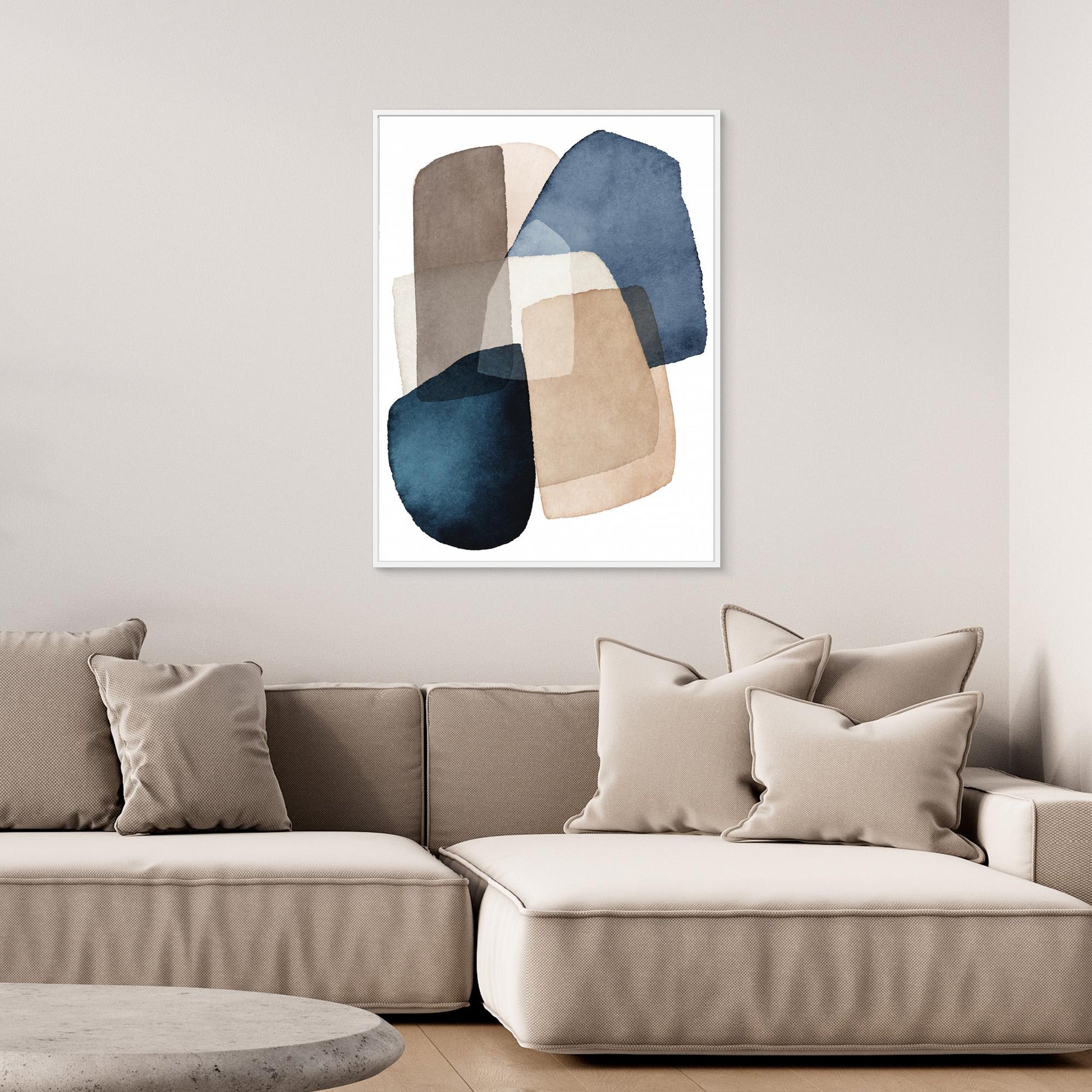 Blue Brown Blocks 