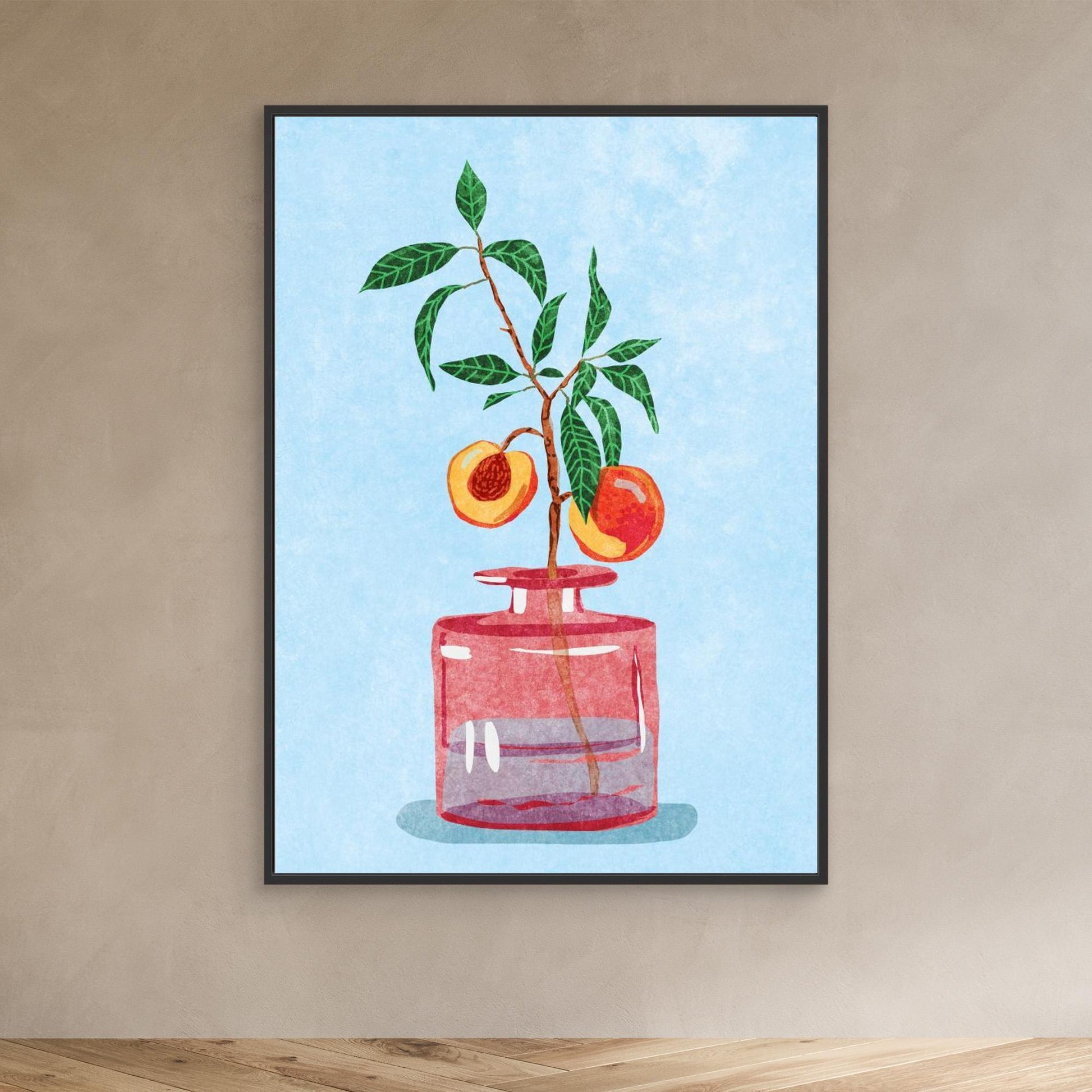 Peach Tree in Vase 