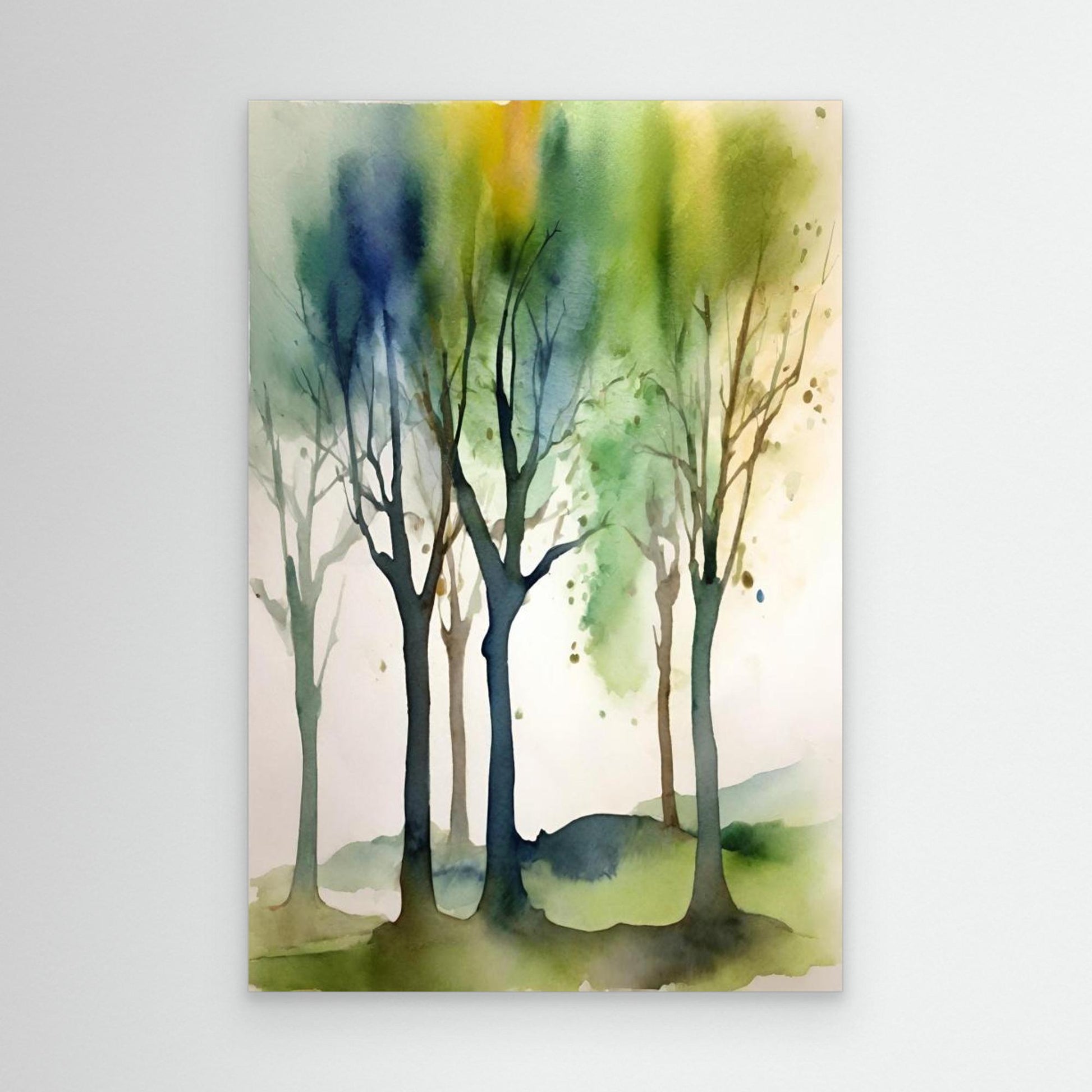 Watercolour Trees 1