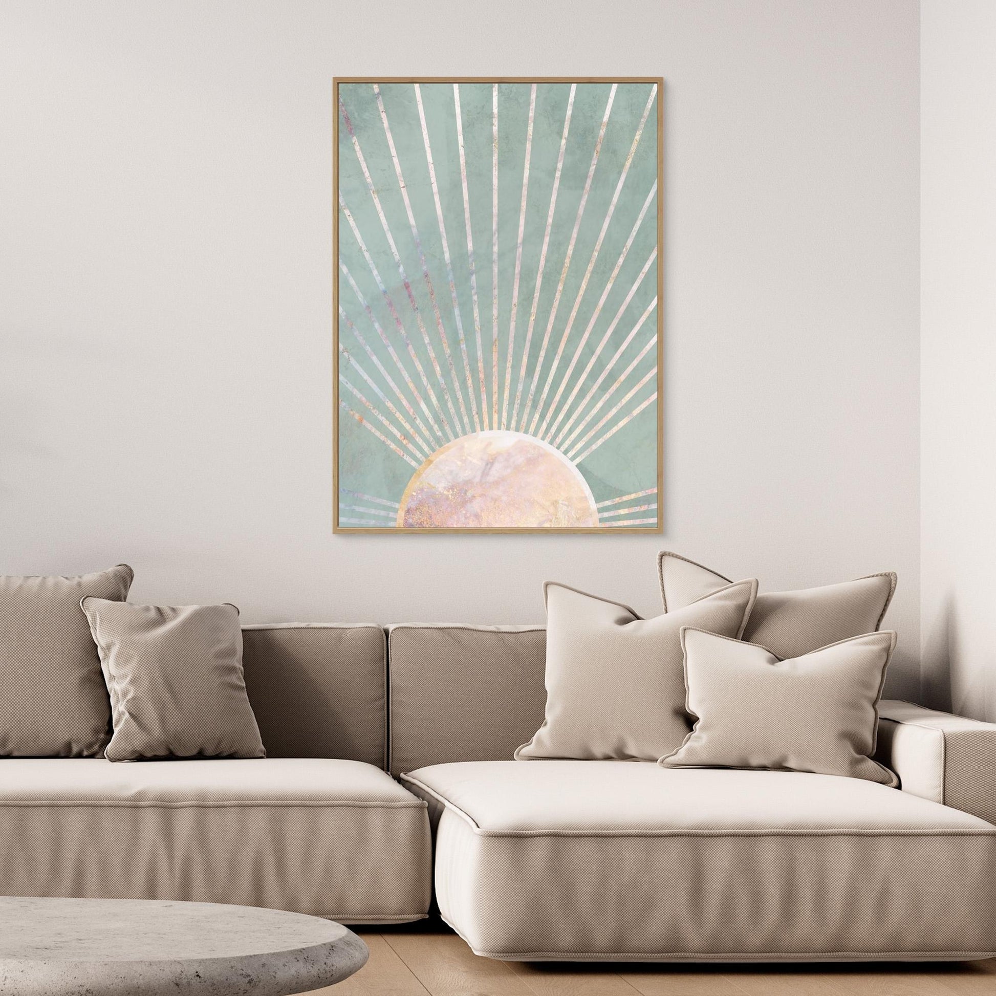 Sage Green Boho Sun 
