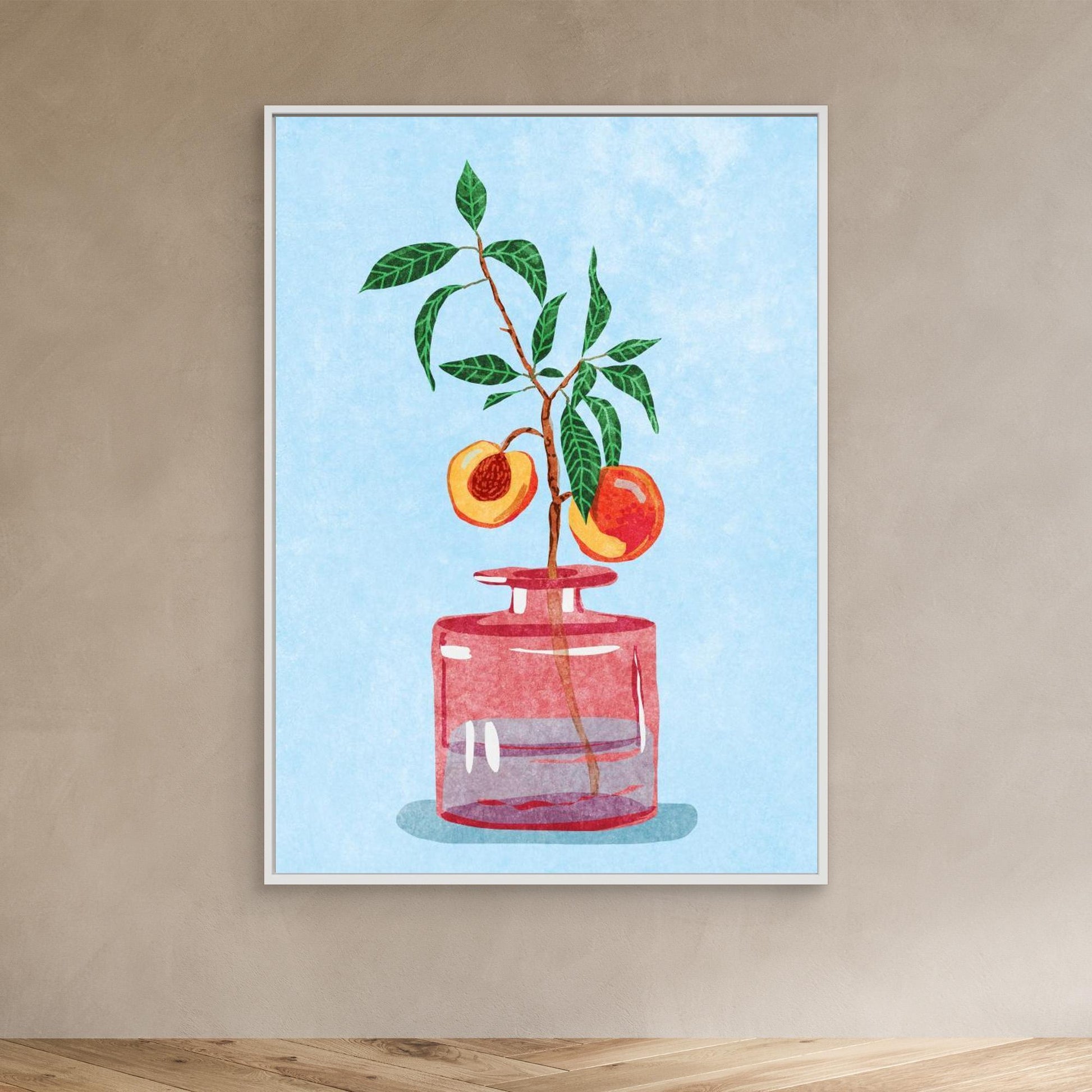 Peach Tree in Vase 