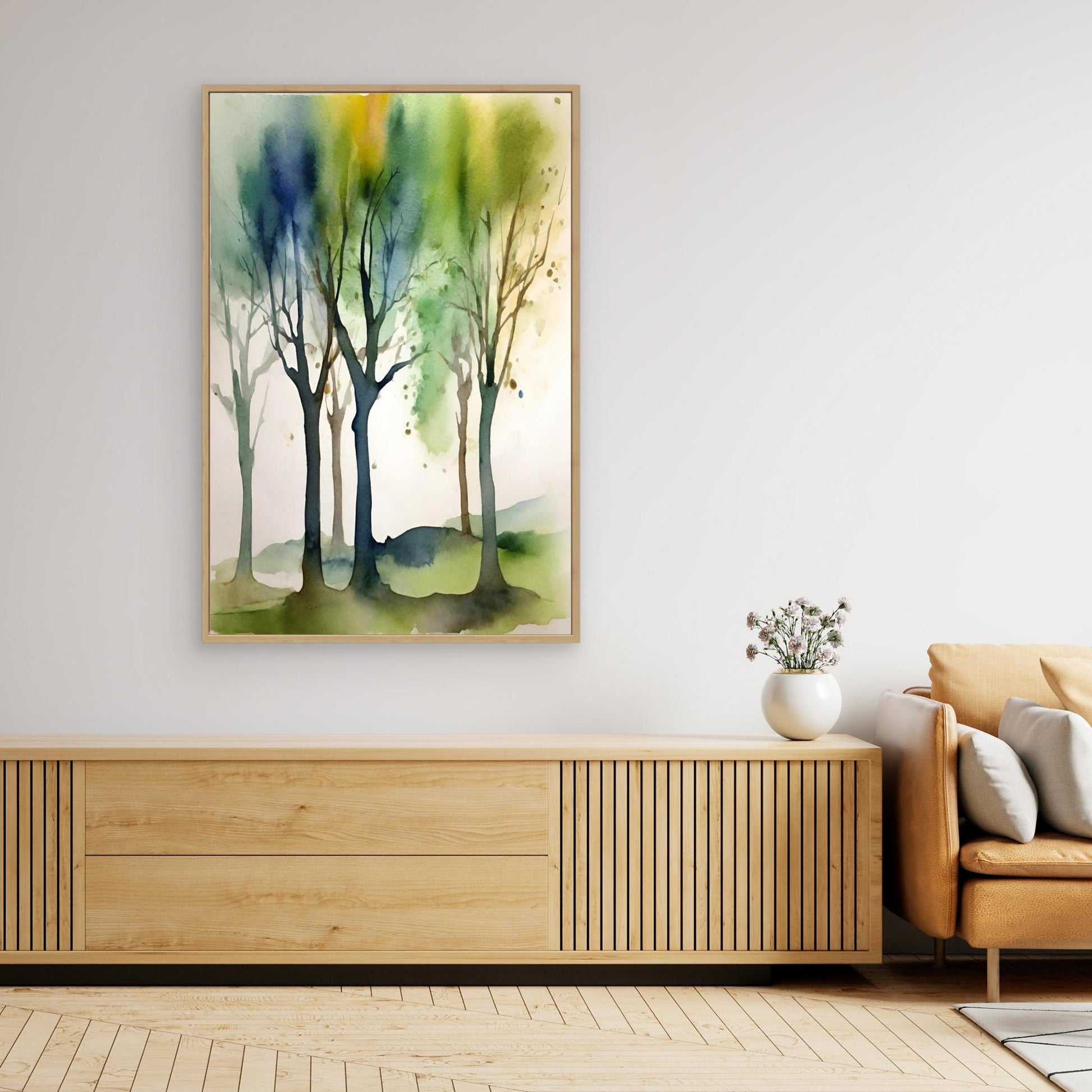 Watercolour Trees 1