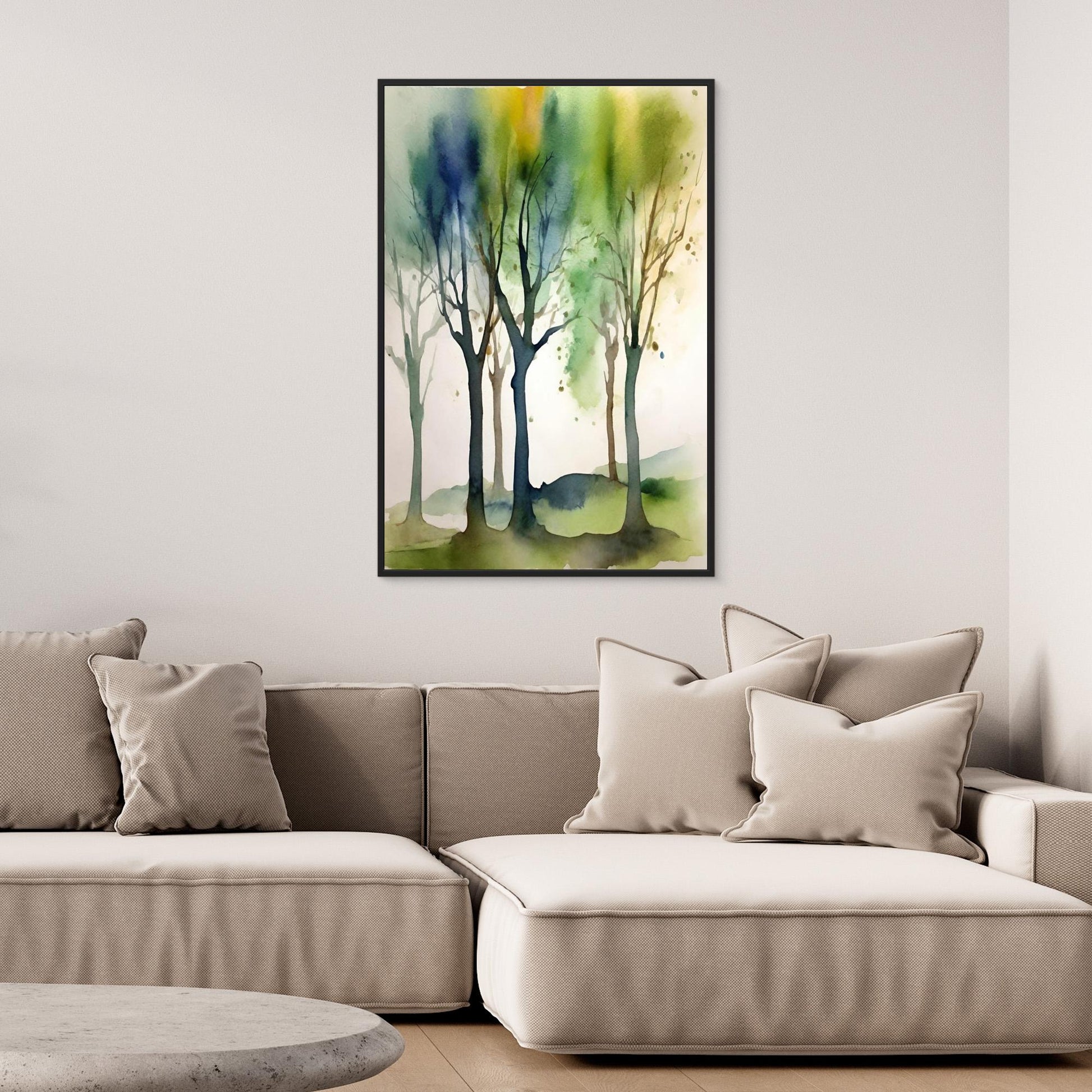 Watercolour Trees 1