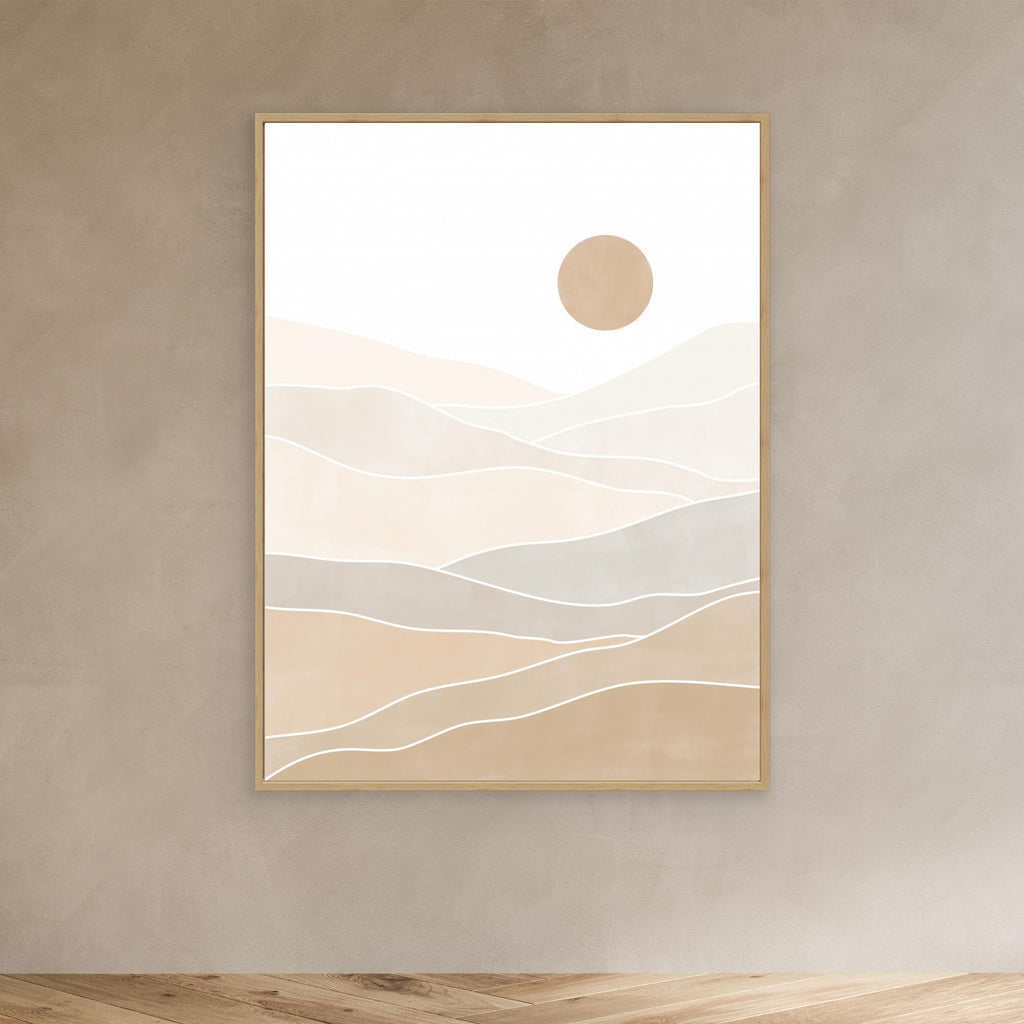 Abstract Beige Landscape 