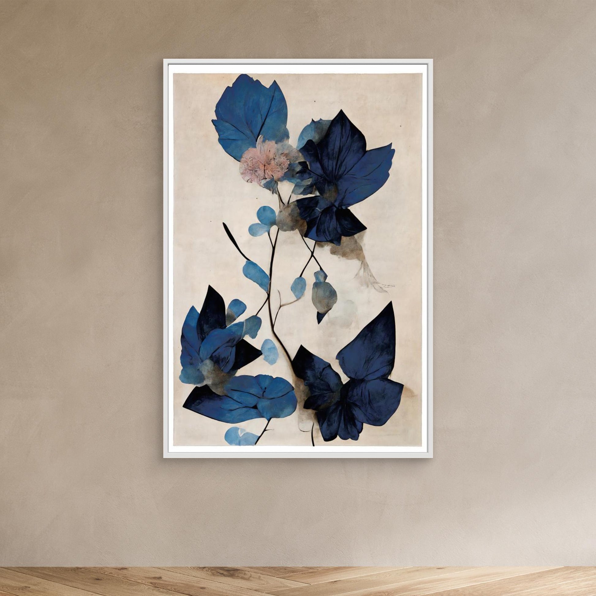 Blue Dry Flowers 