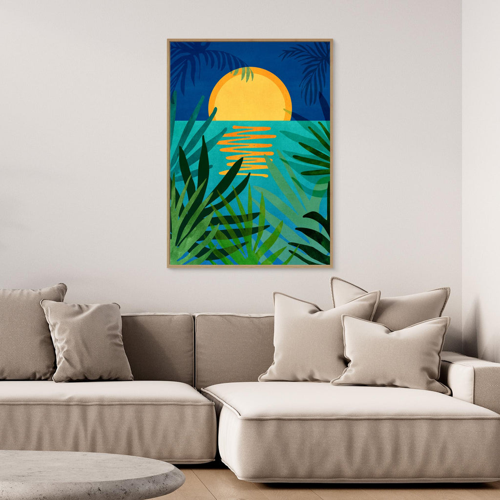 Moon Rise Landscape 