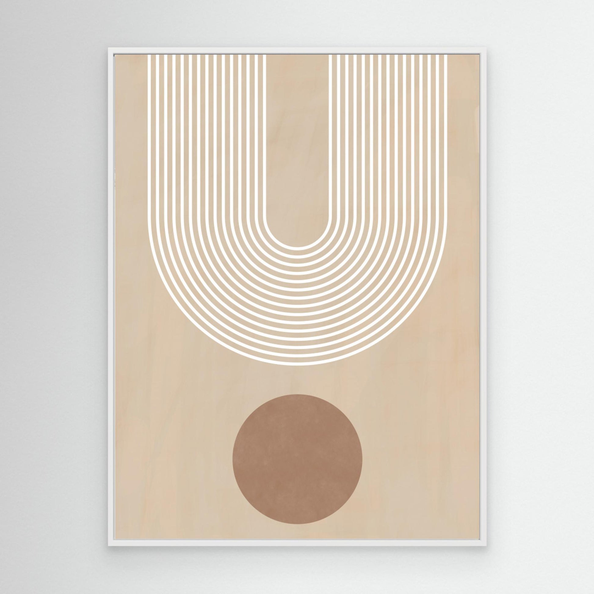 Beige Arc Poster No.3 
