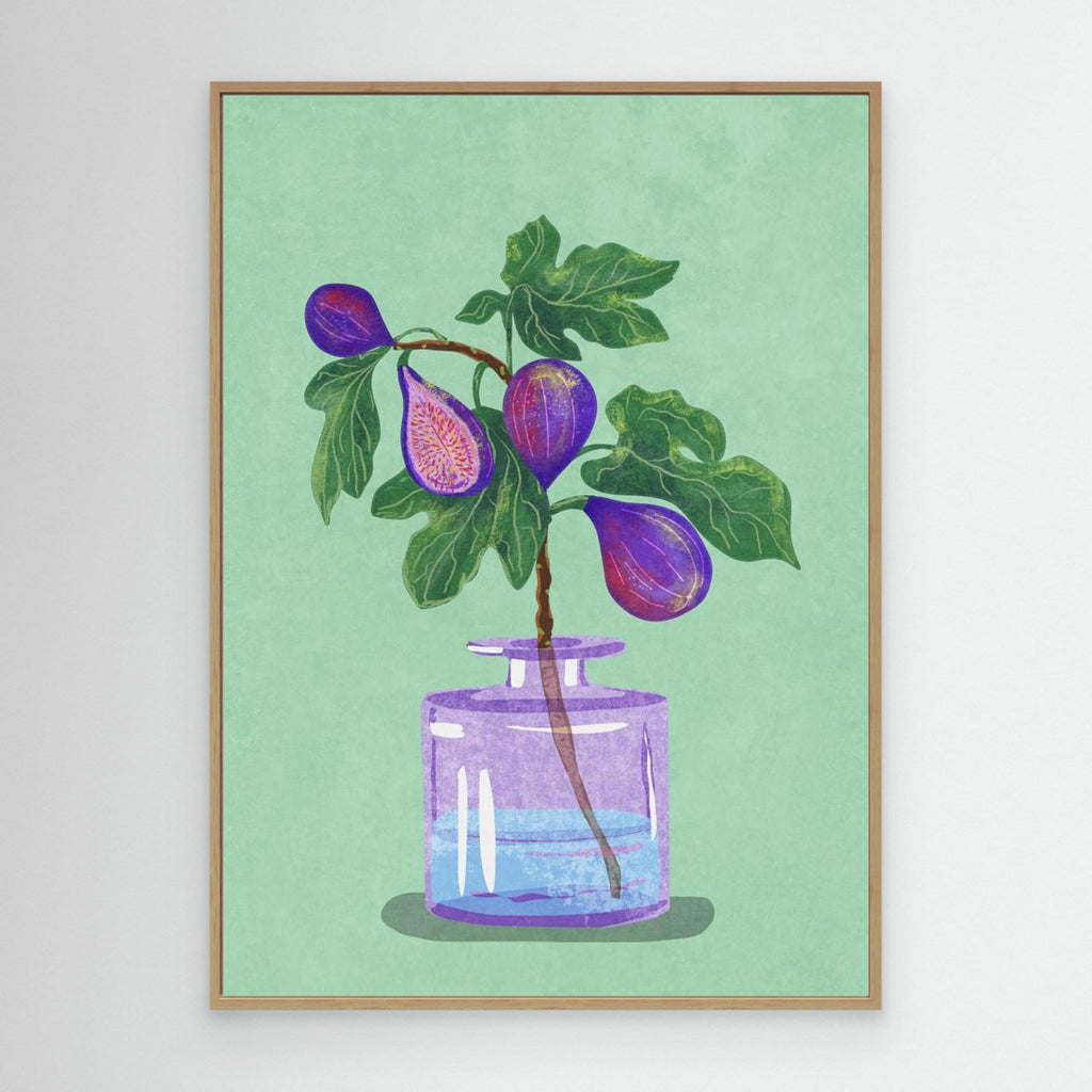 Figs Branch In Vase 