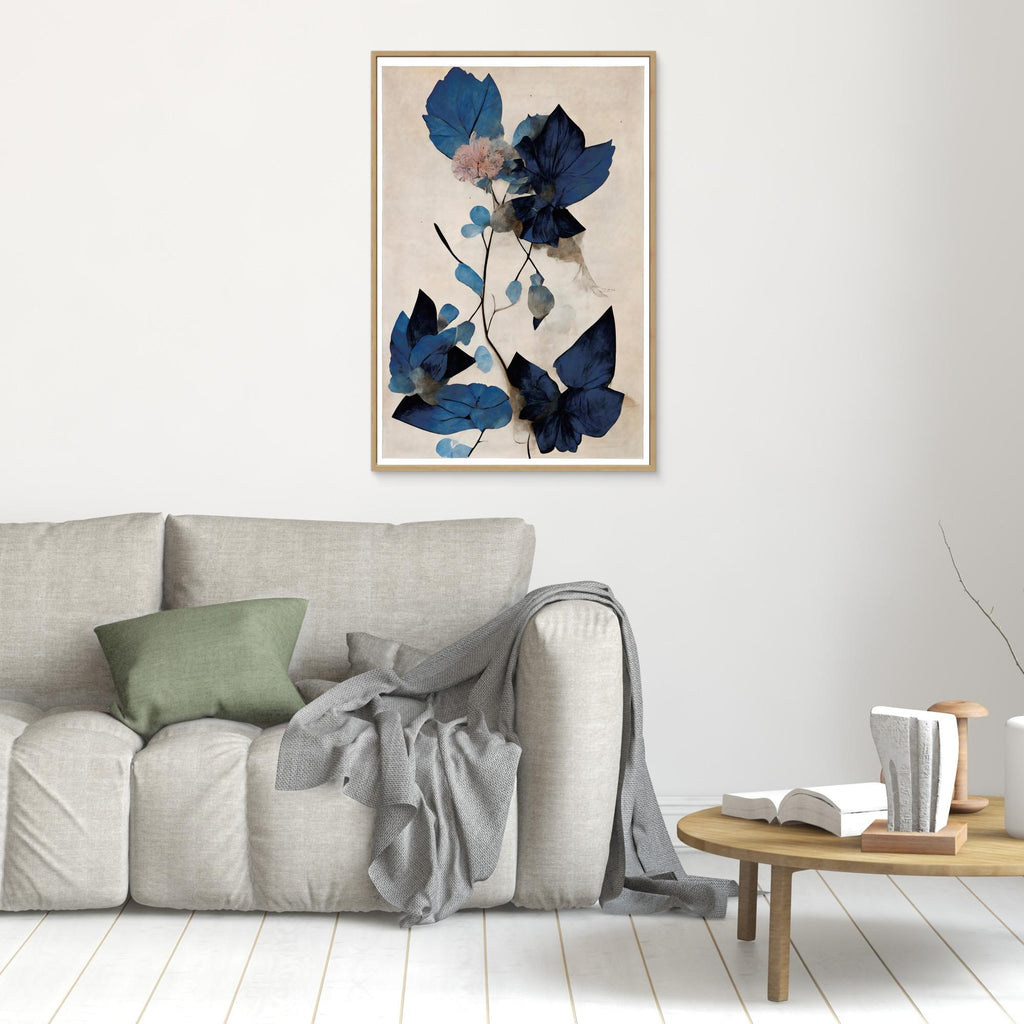 Blue Dry Flowers 