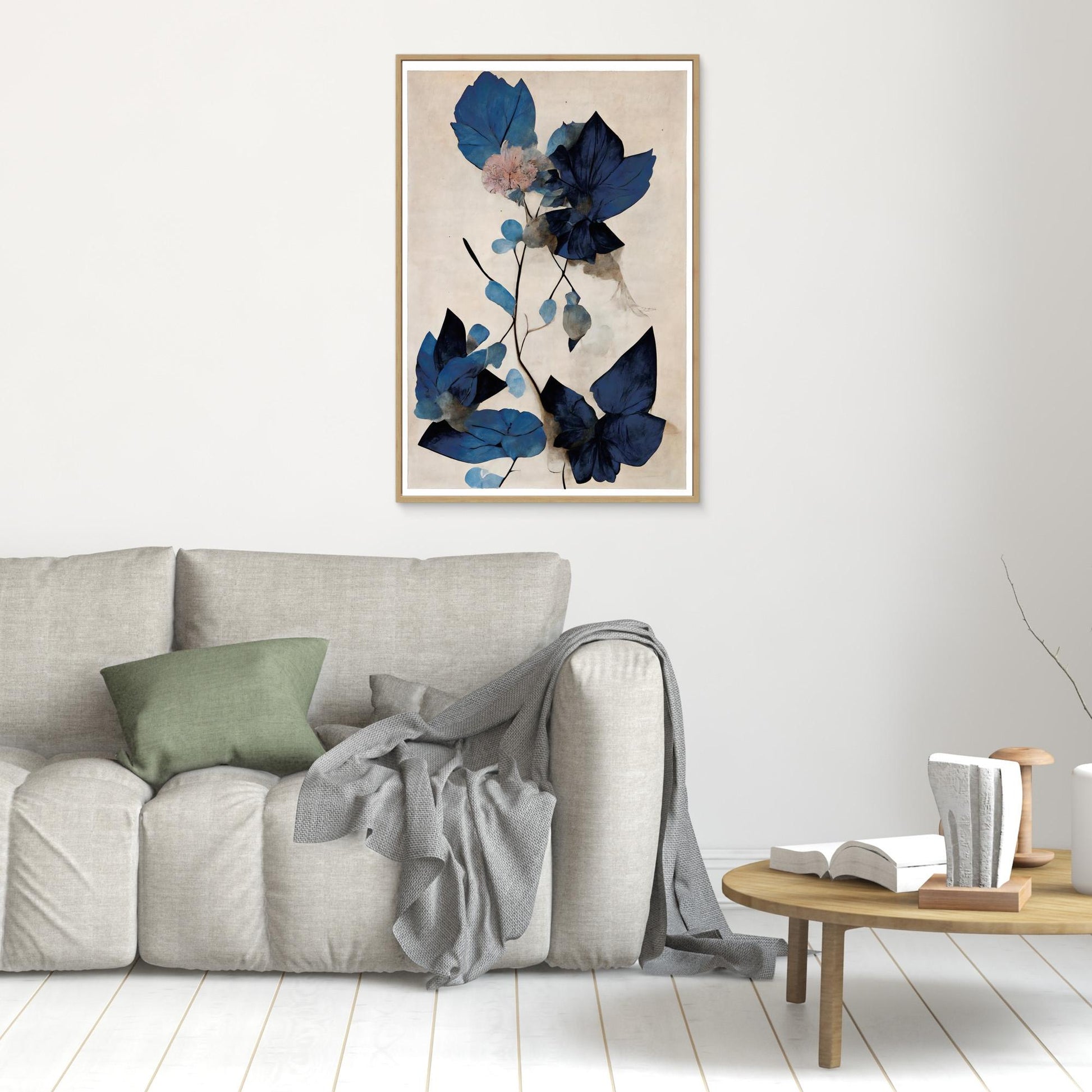 Blue Dry Flowers 