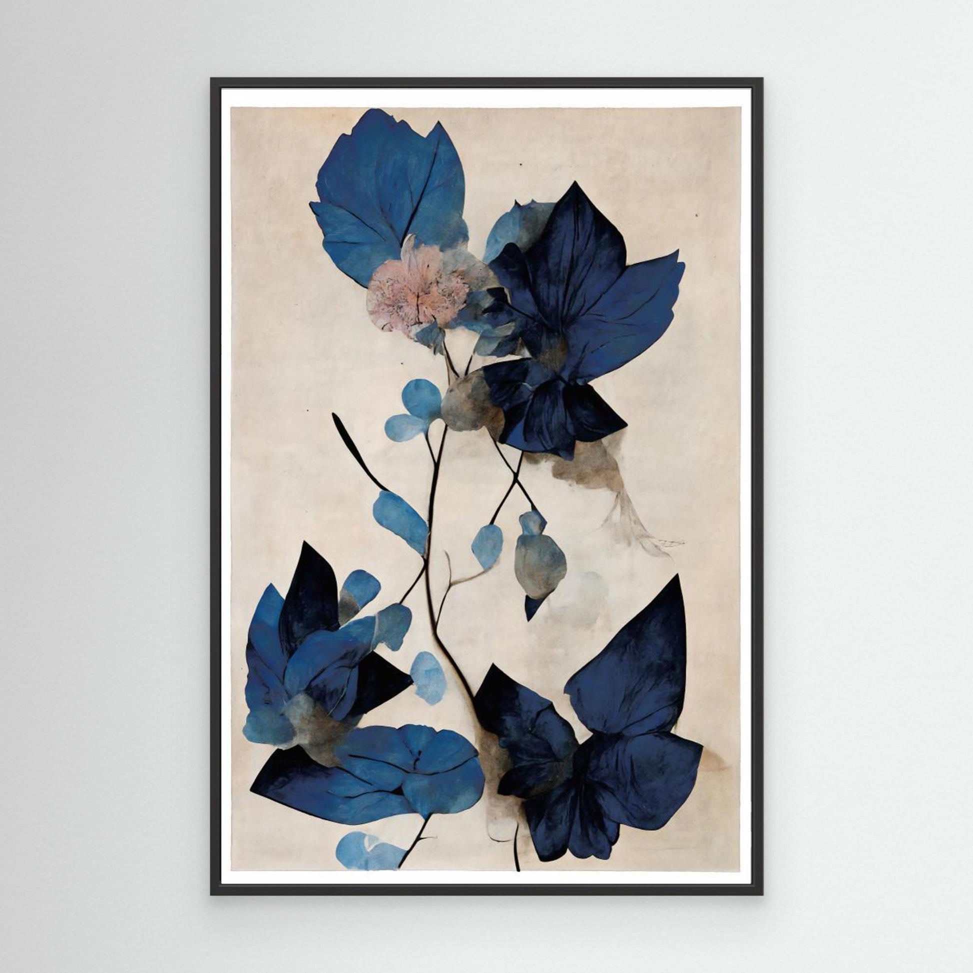 Blue Dry Flowers 