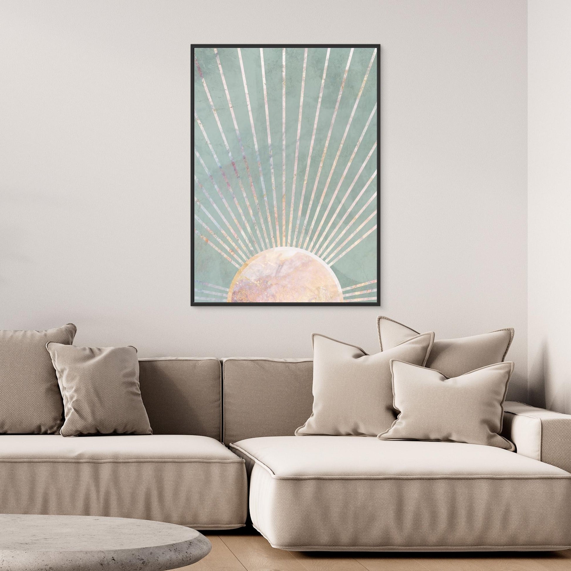 Sage Green Boho Sun 