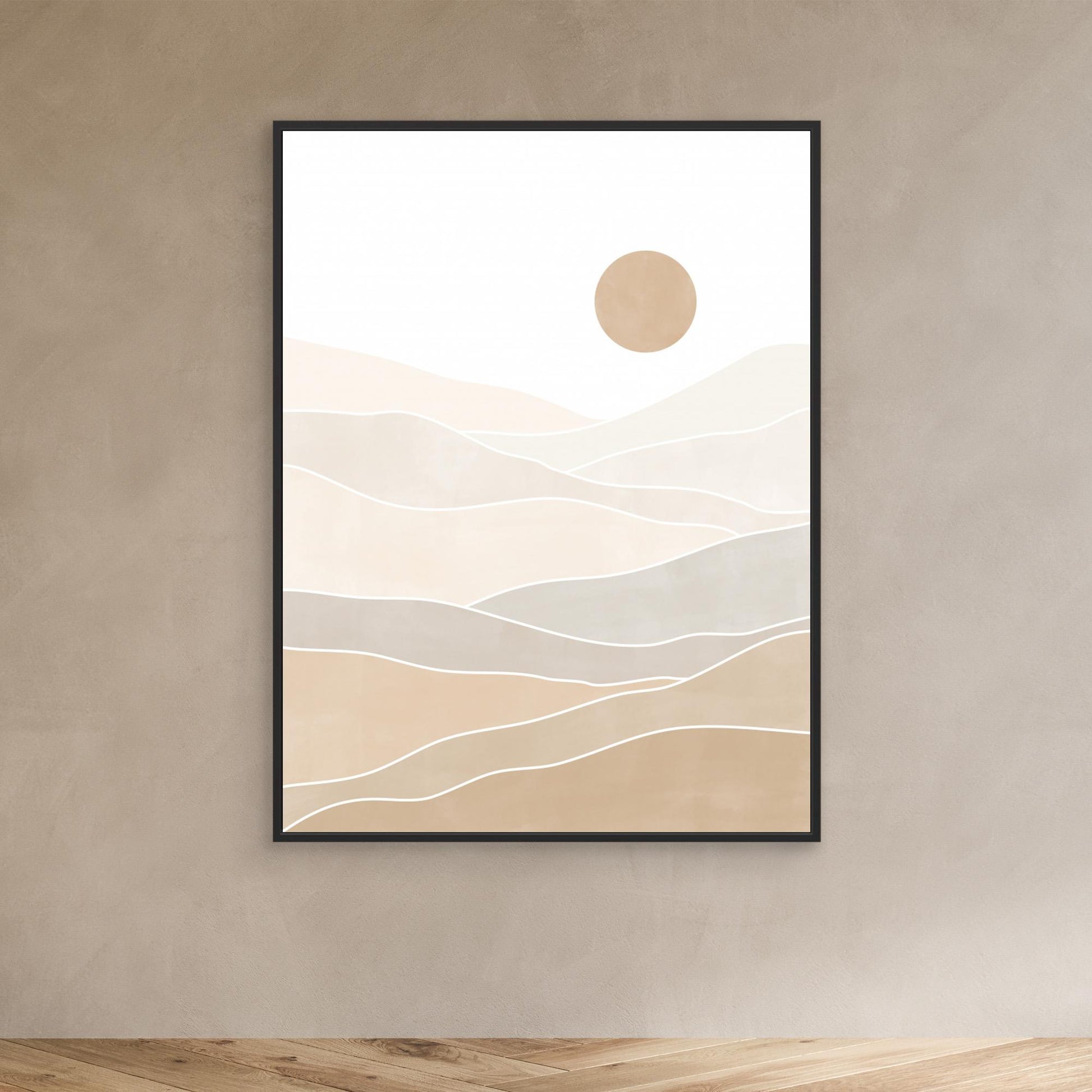 Abstract Beige Landscape 