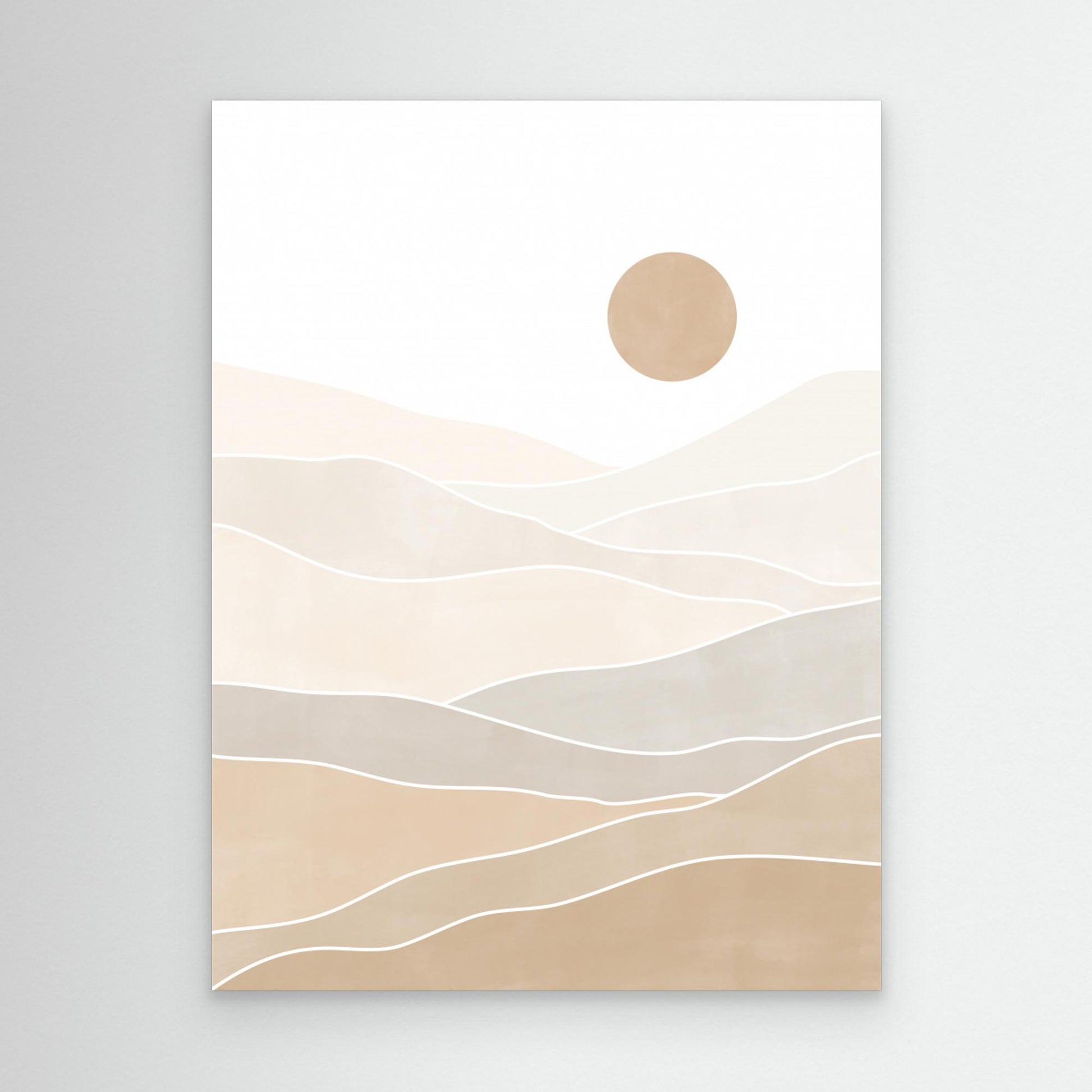 Abstract Beige Landscape 