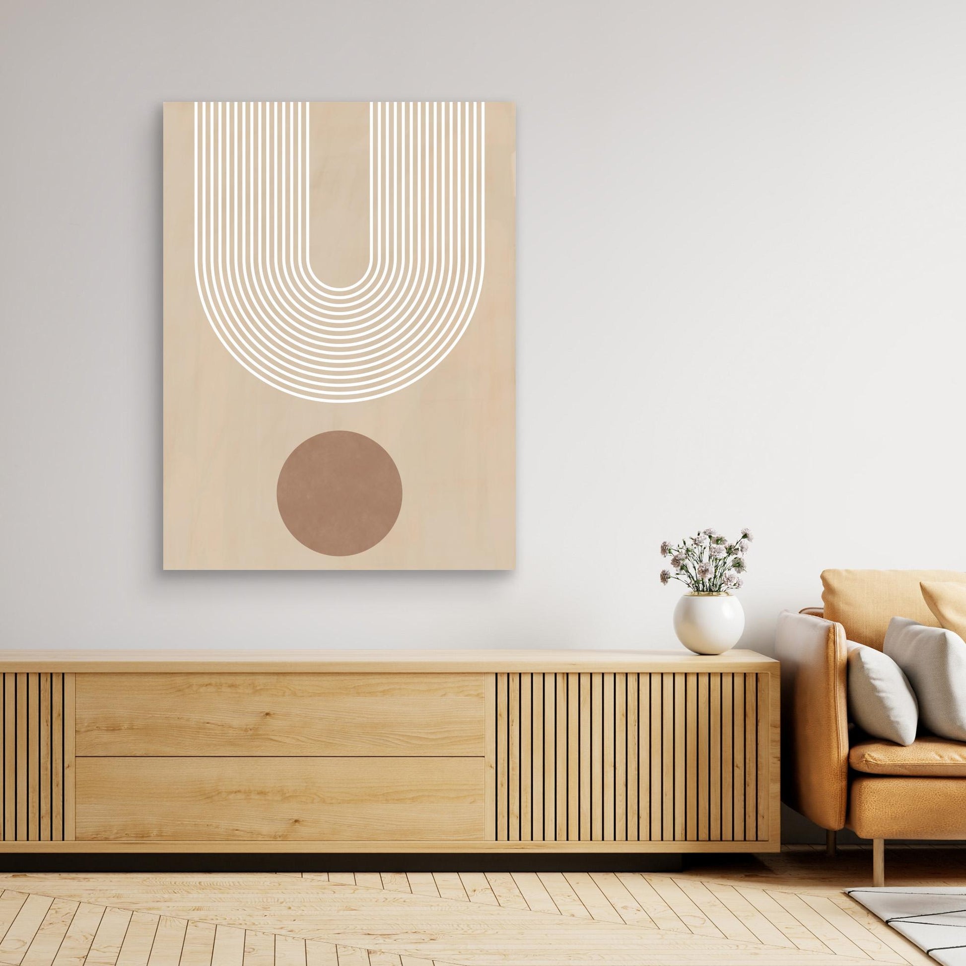 Beige Arc Poster No.3 
