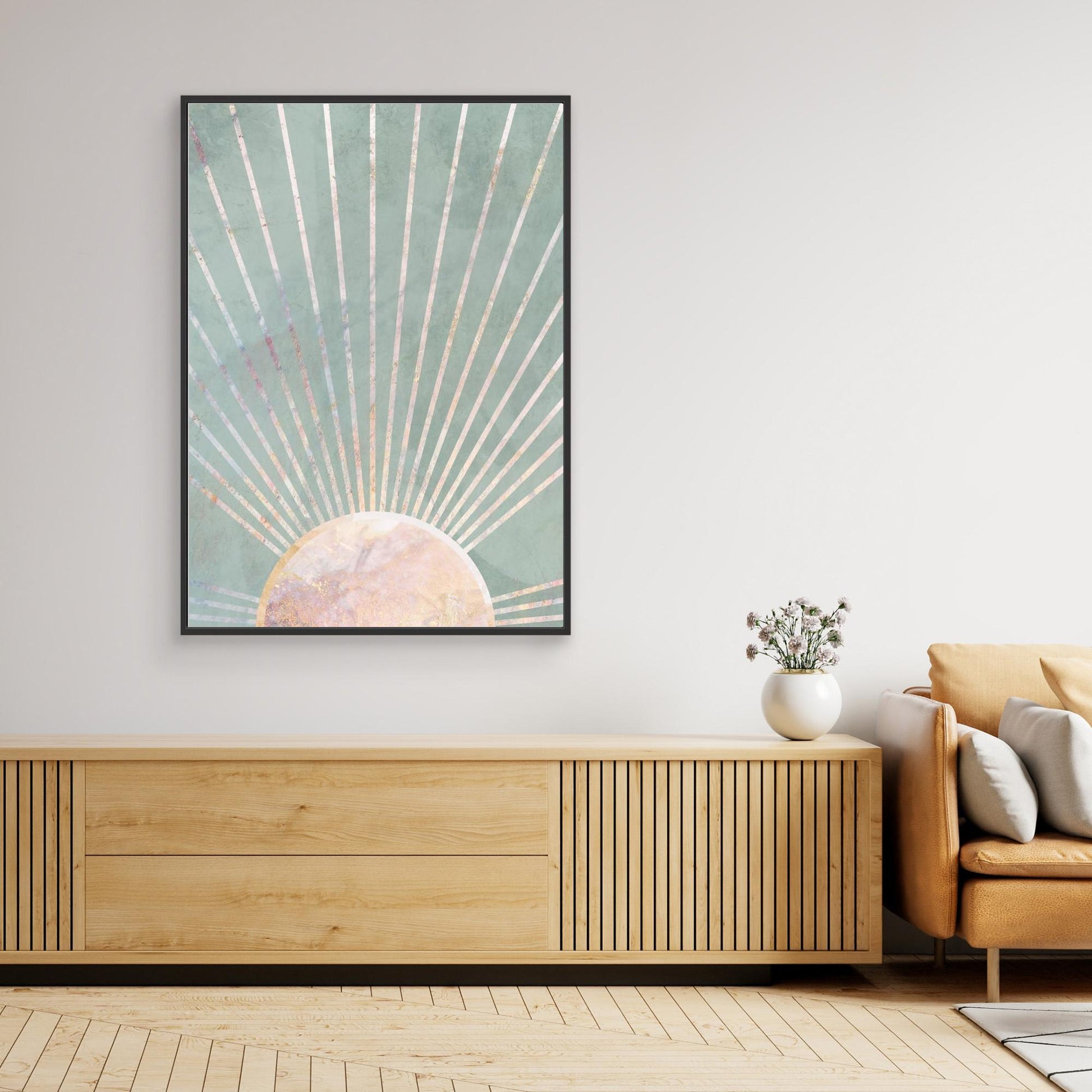 Sage Green Boho Sun 