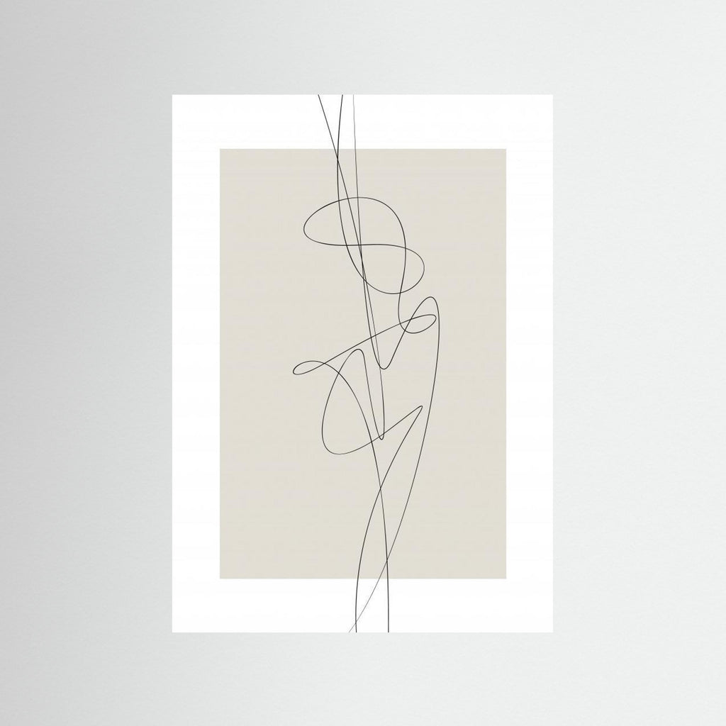 Beige Abstract 