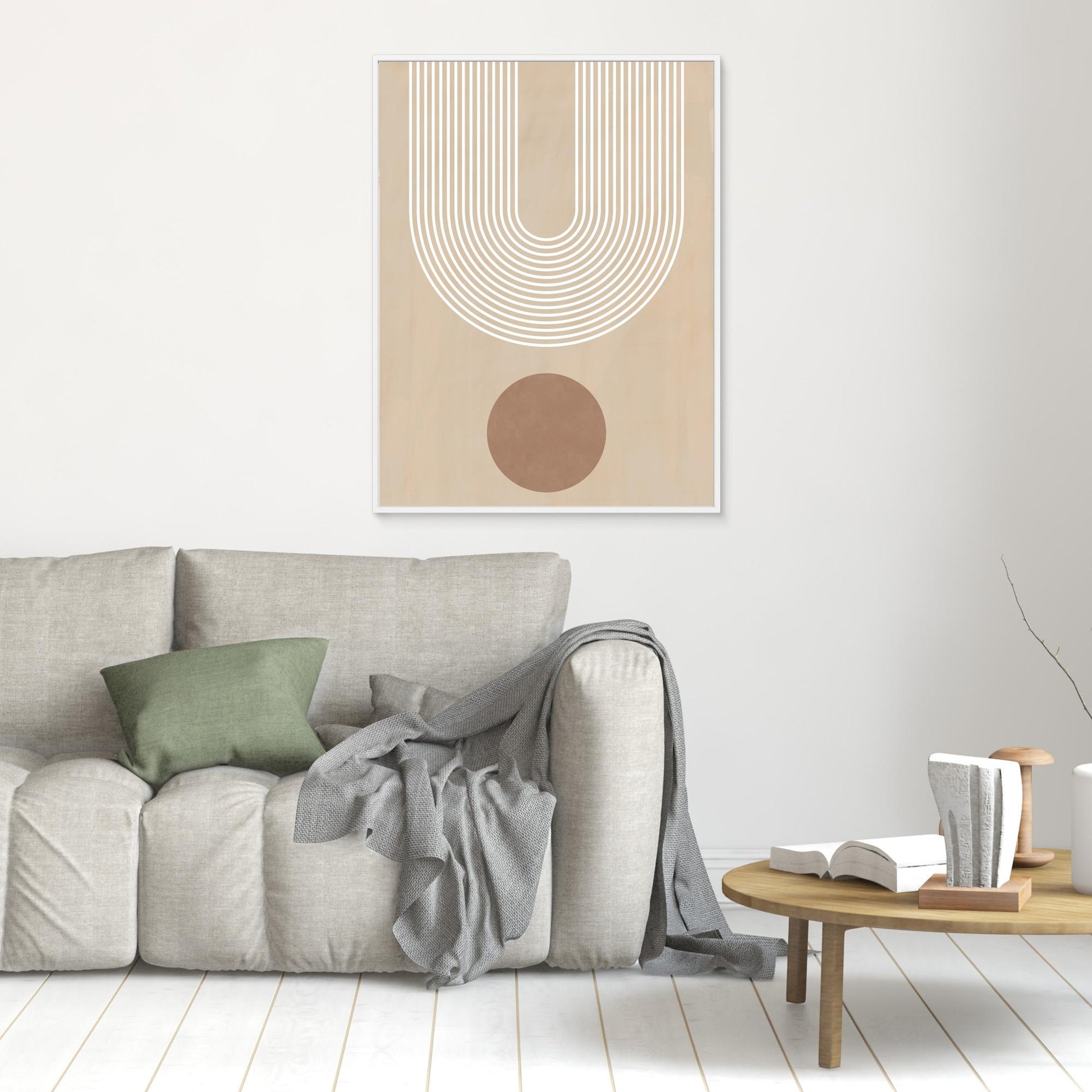 Beige Arc Poster No.3 