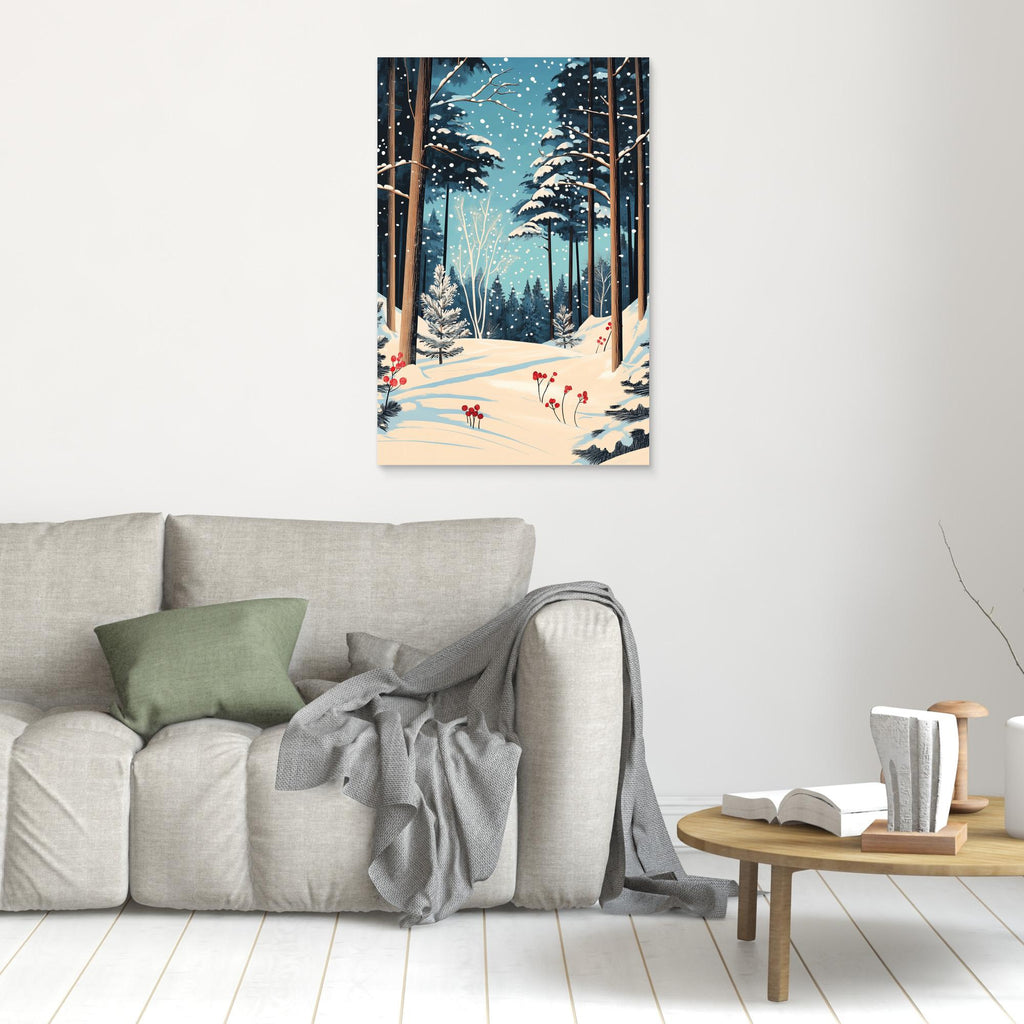 Christmas Snowy forest