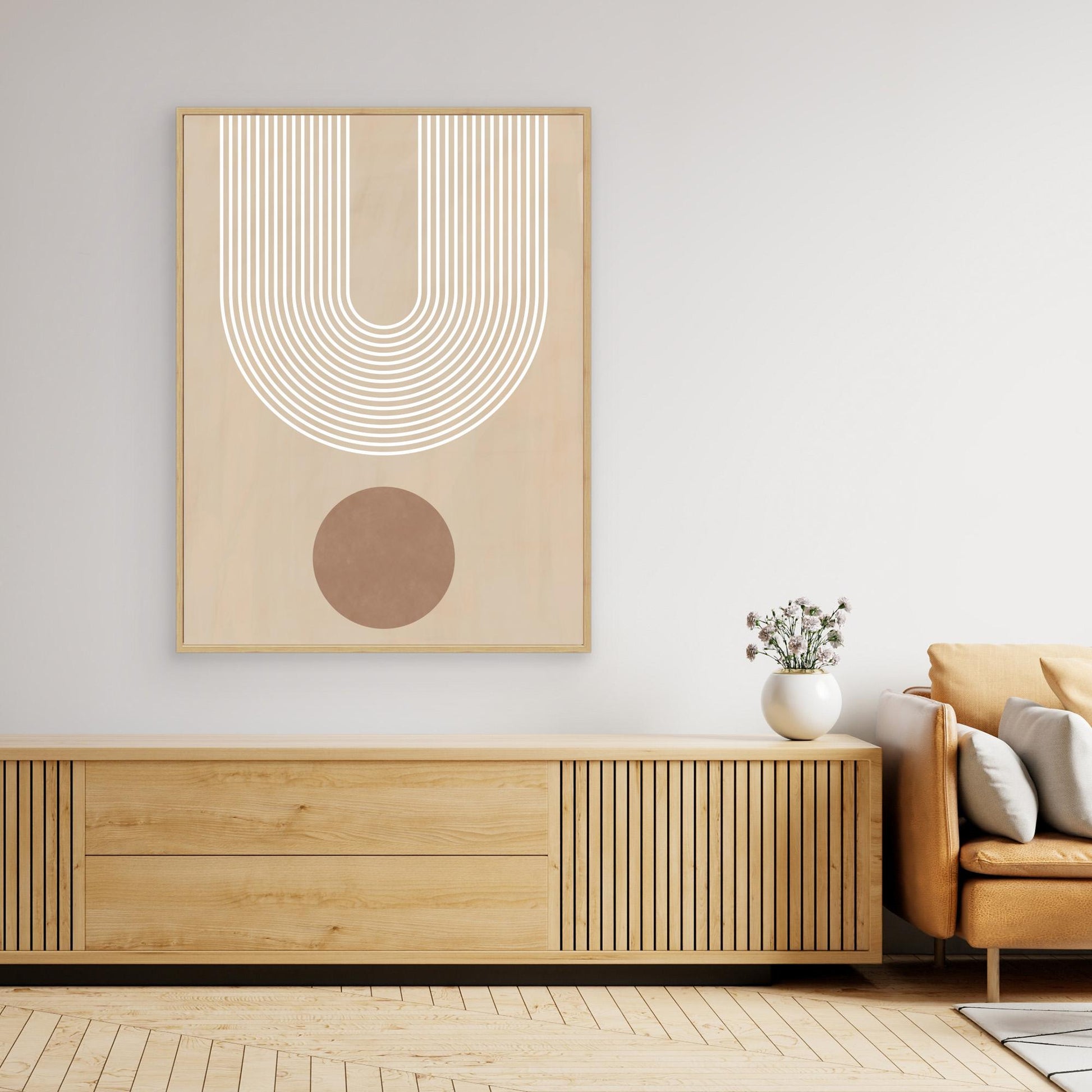 Beige Arc Poster No.3 