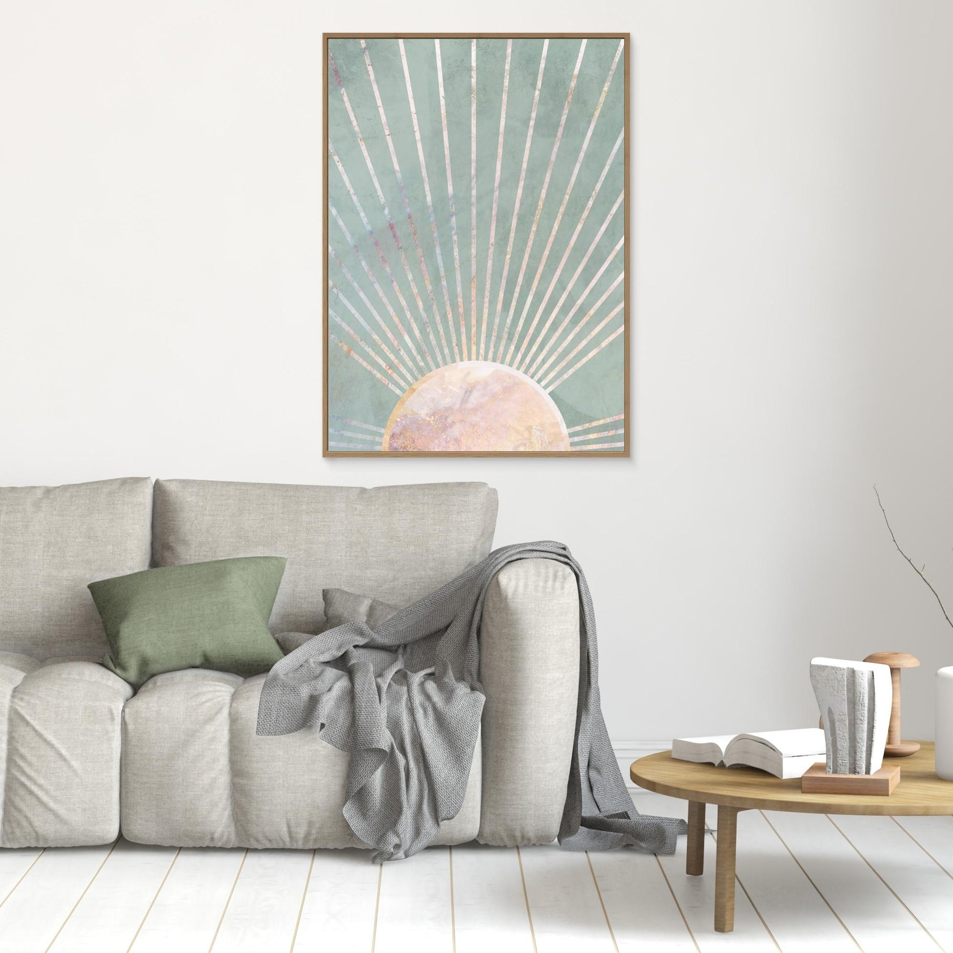 Sage Green Boho Sun 