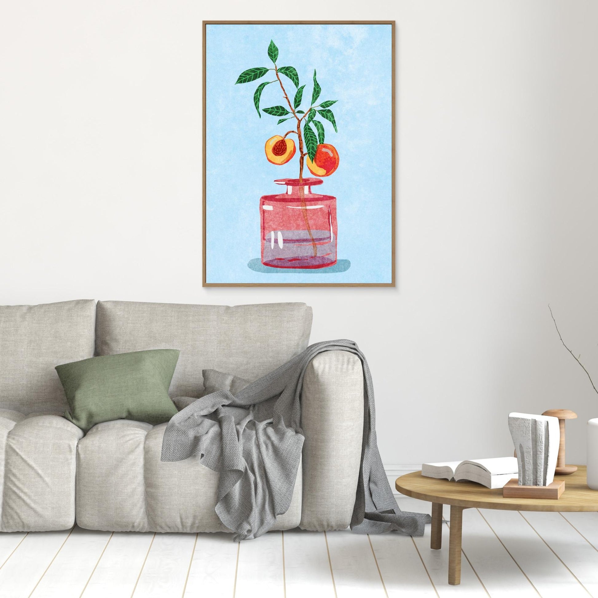 Peach Tree in Vase 