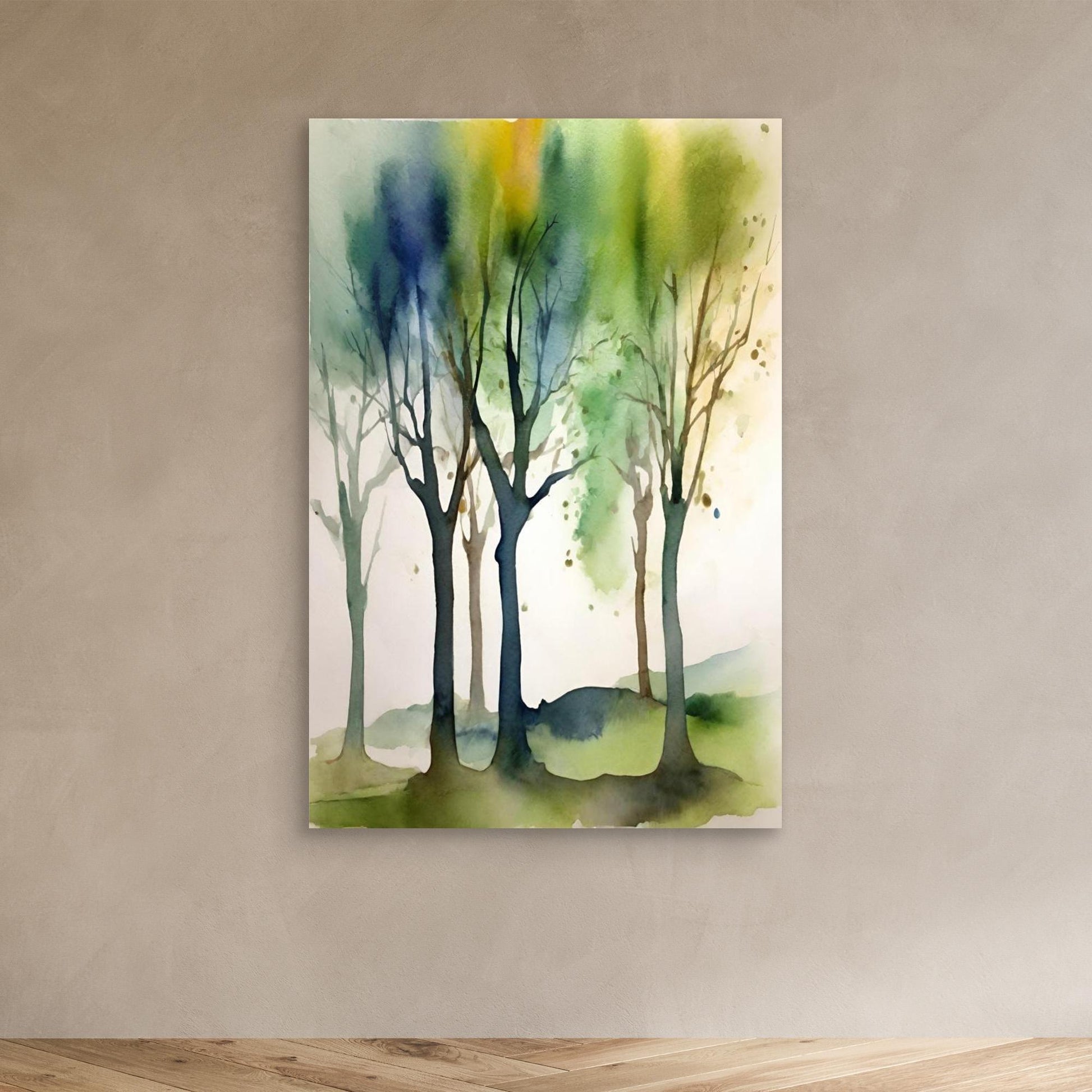 Watercolour Trees 1
