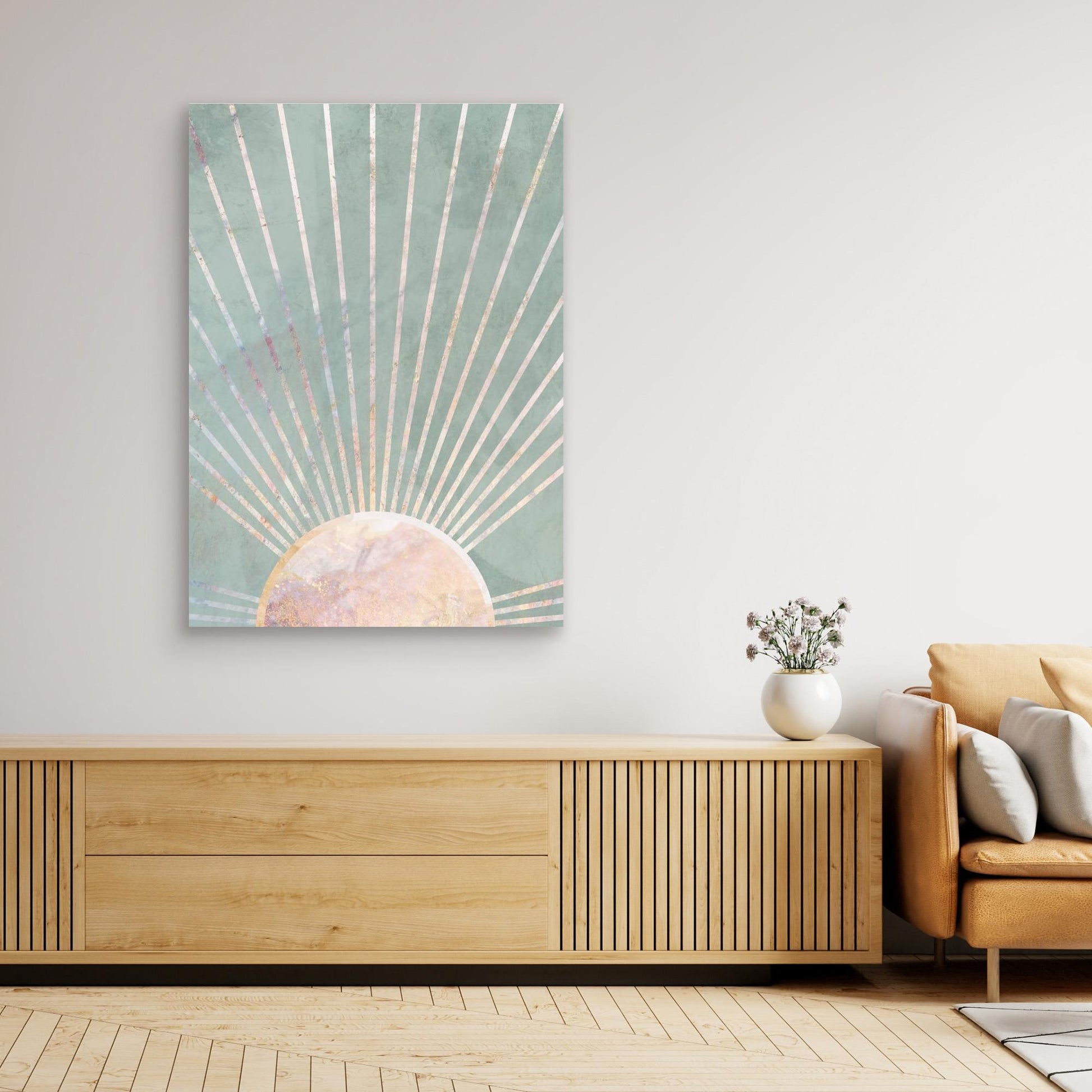Sage Green Boho Sun 