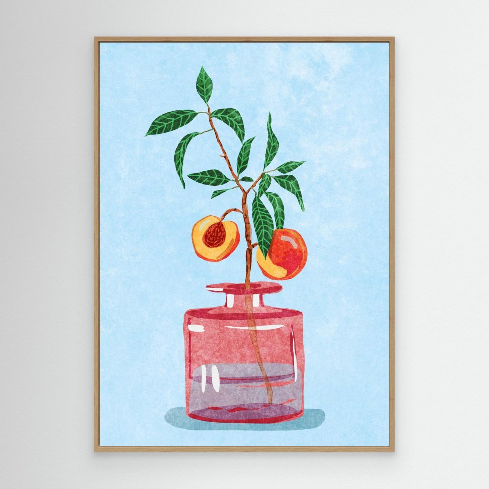 Peach Tree in Vase 