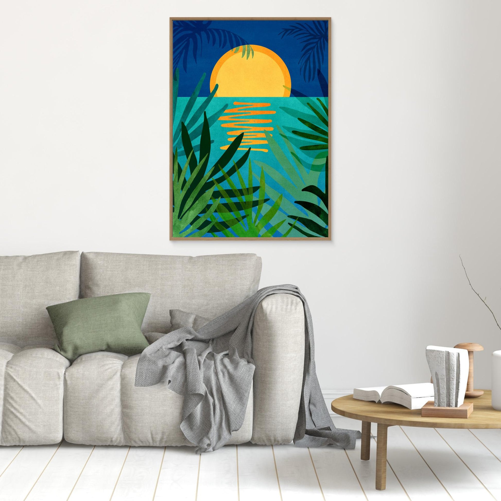 Moon Rise Landscape 