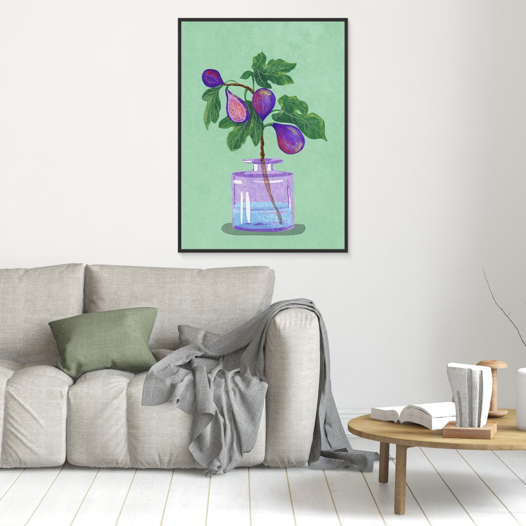 Figs Branch In Vase 