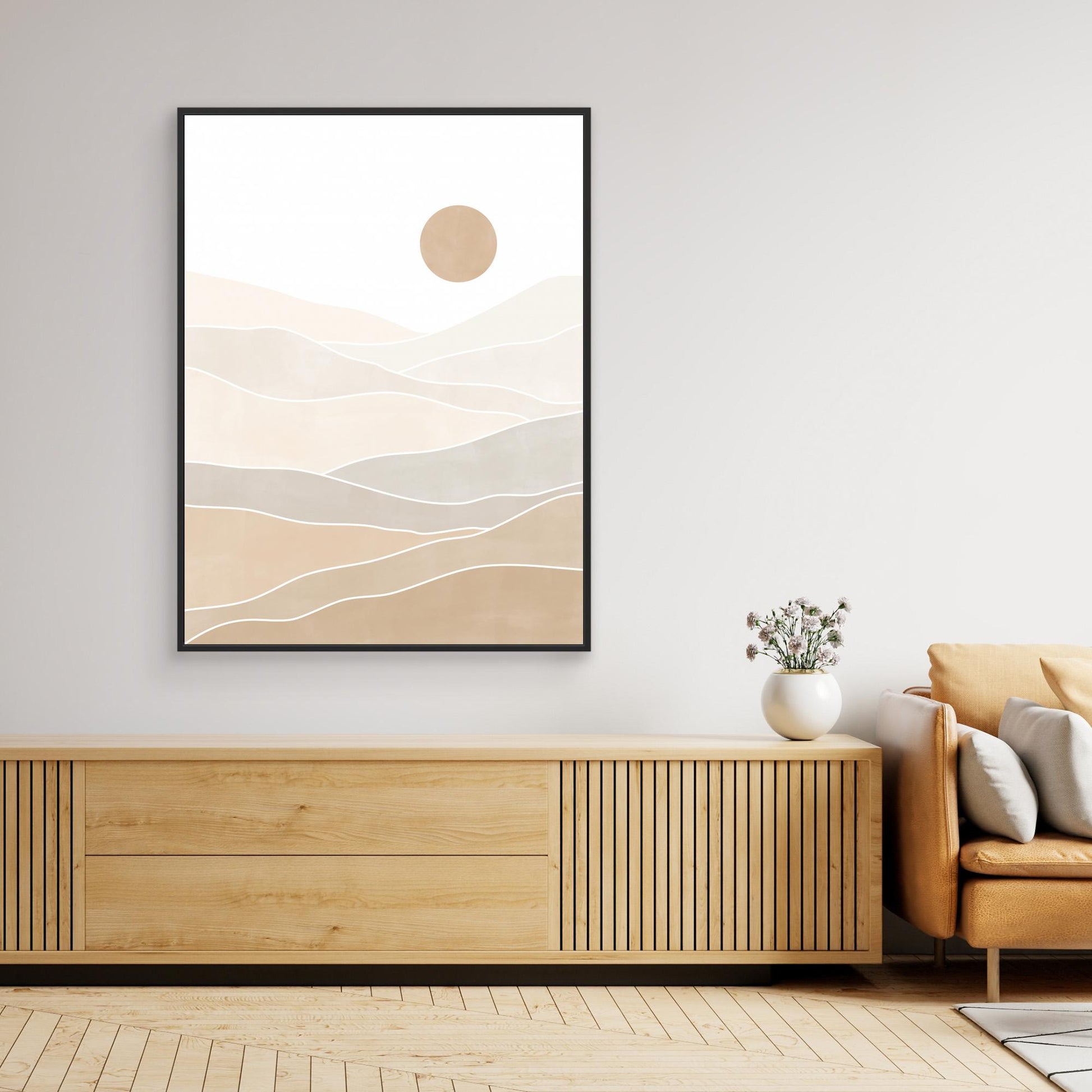 Abstract Beige Landscape 