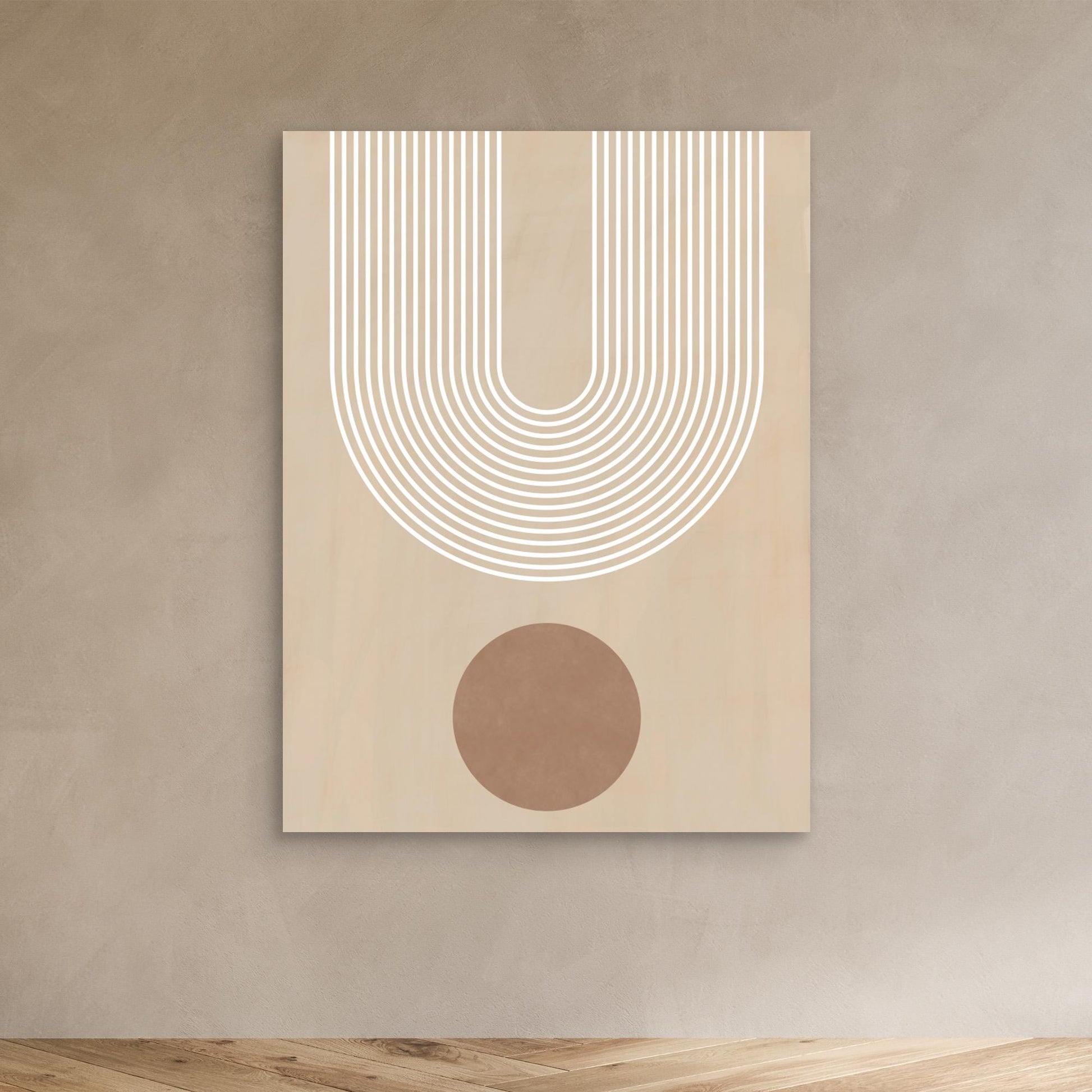 Beige Arc Poster No.3 