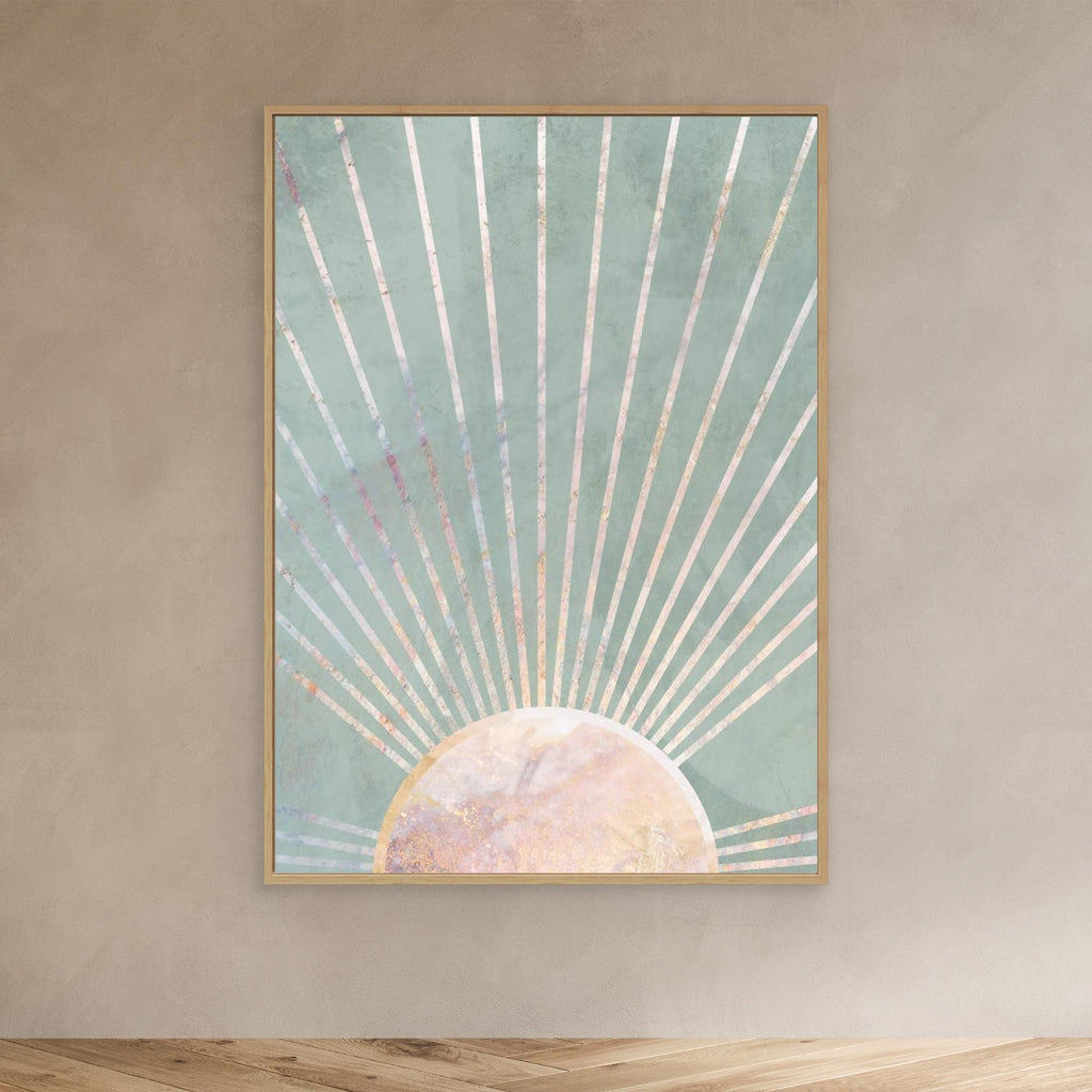 Sage Green Boho Sun 