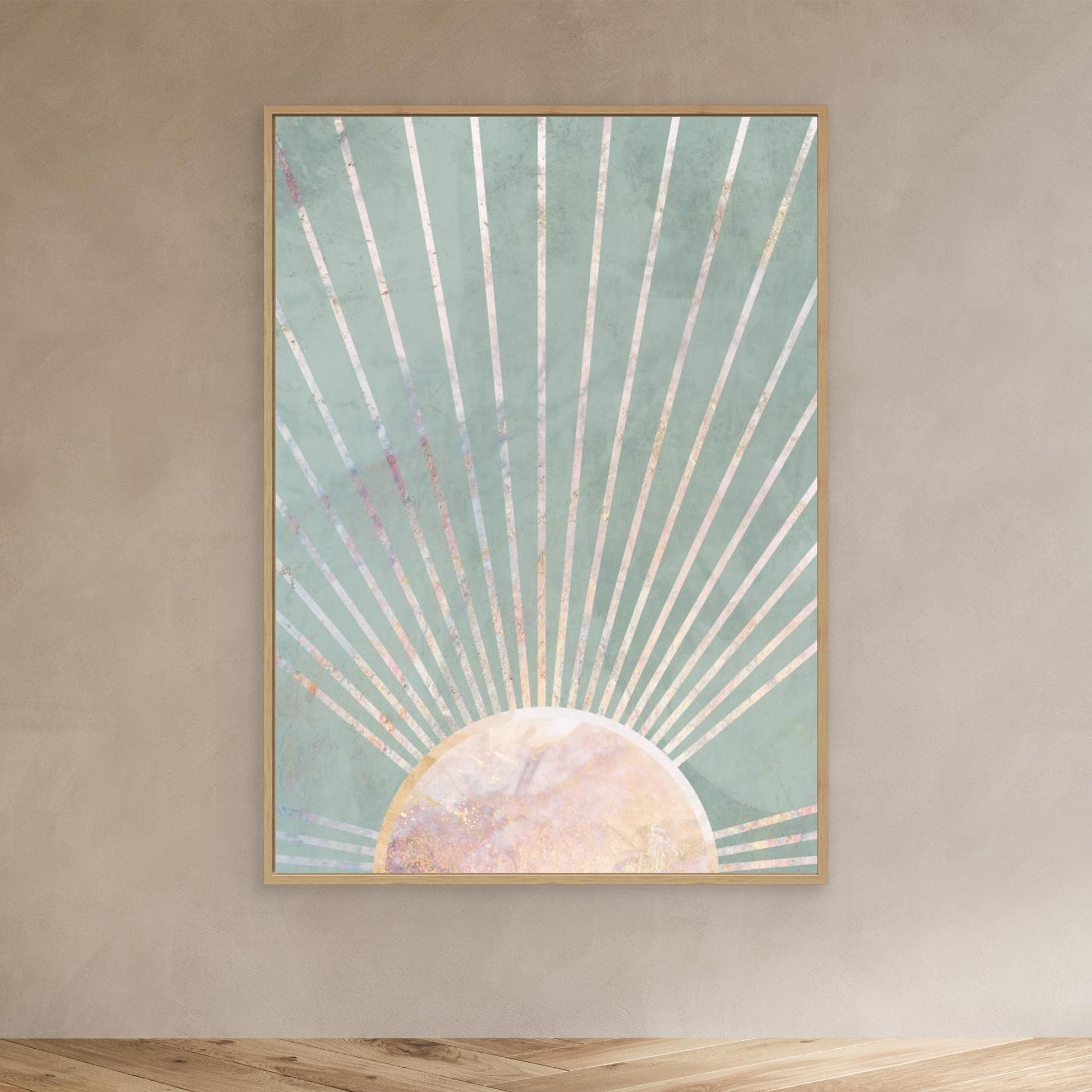 Sage Green Boho Sun 