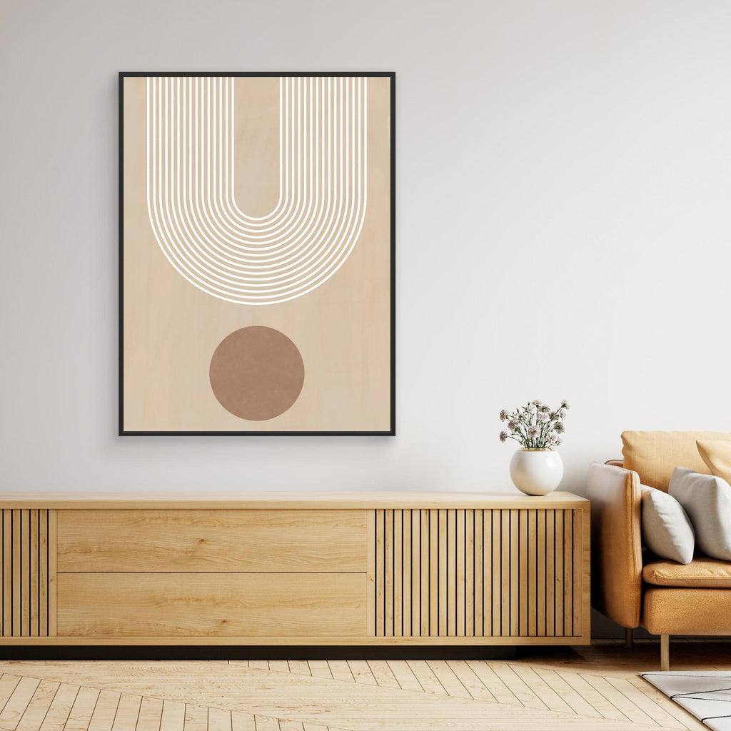 Beige Arc Poster No.3 