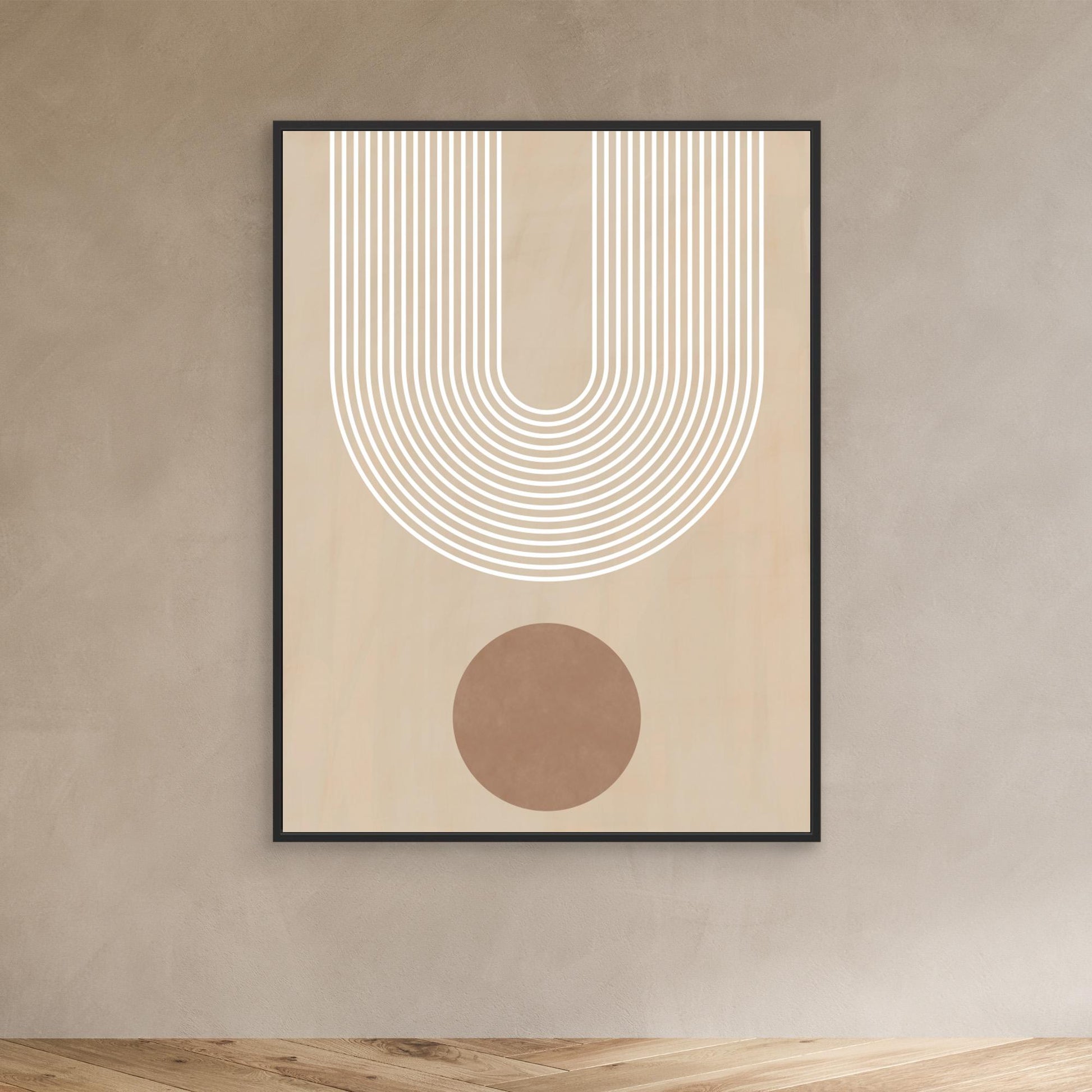 Beige Arc Poster No.3 